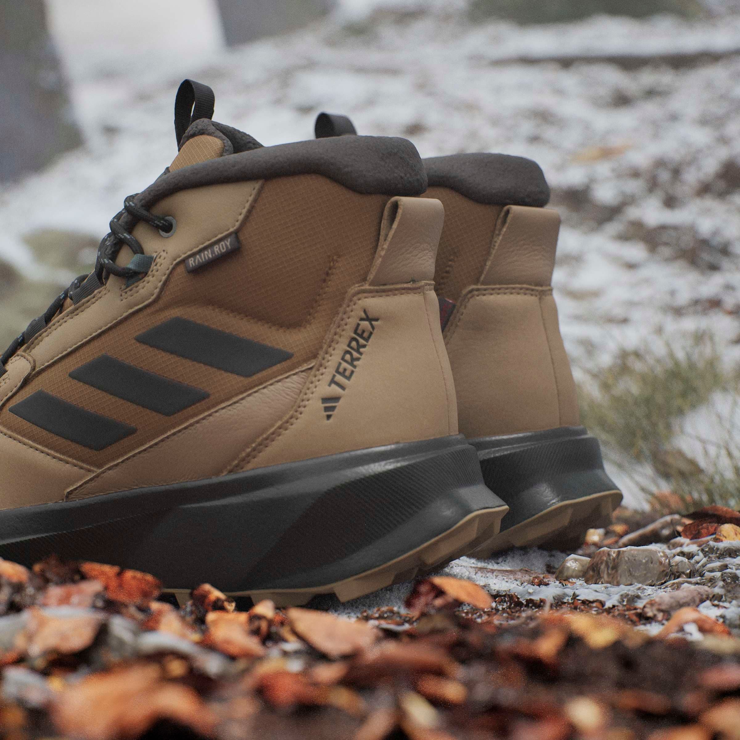 adidas TERREX Winterboots »TERREX WINTER LEATHER MID CUT RAIN.RDY COLD.RDY«, Winterboots aus Leder