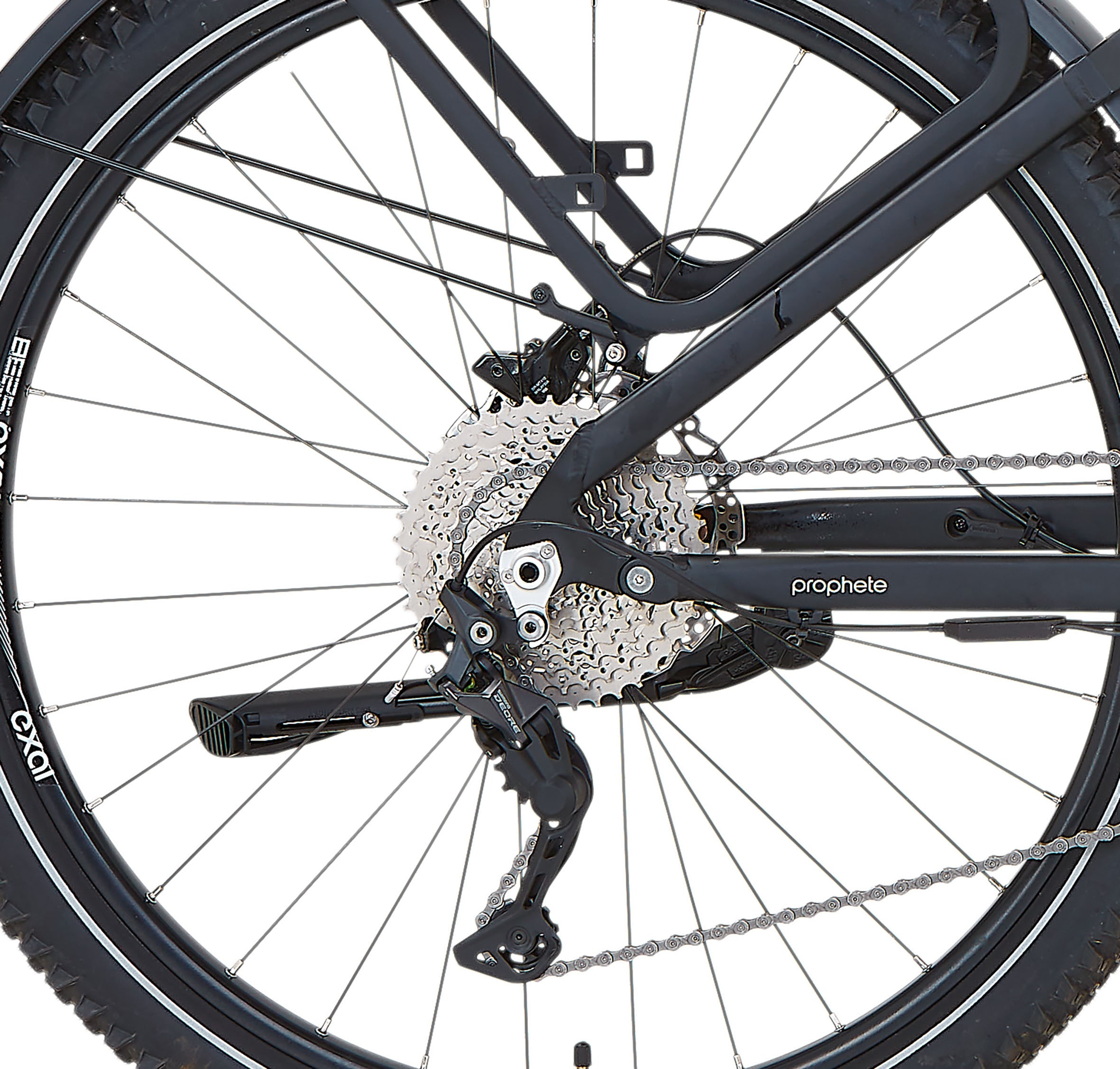 Prophete »Stack 5.8« 10 Gang Shimano Deore Schaltwerk Kettenschaltung Mittelmotor 250 W Pedelec, Elektrofahrrad für Herren