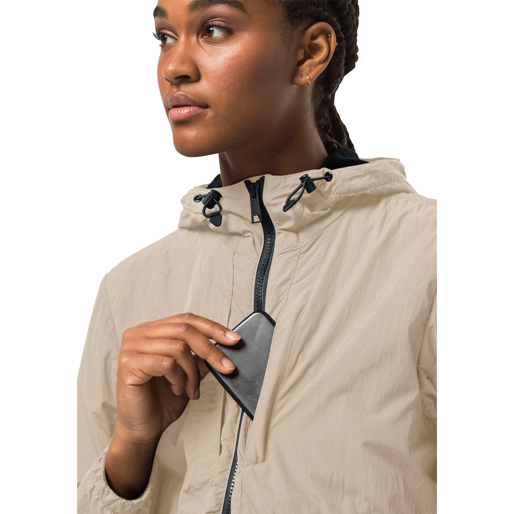 Jack Wolfskin Outdoorjacke »LIGHTSOME WANDER JKT W«, mit Kapuze