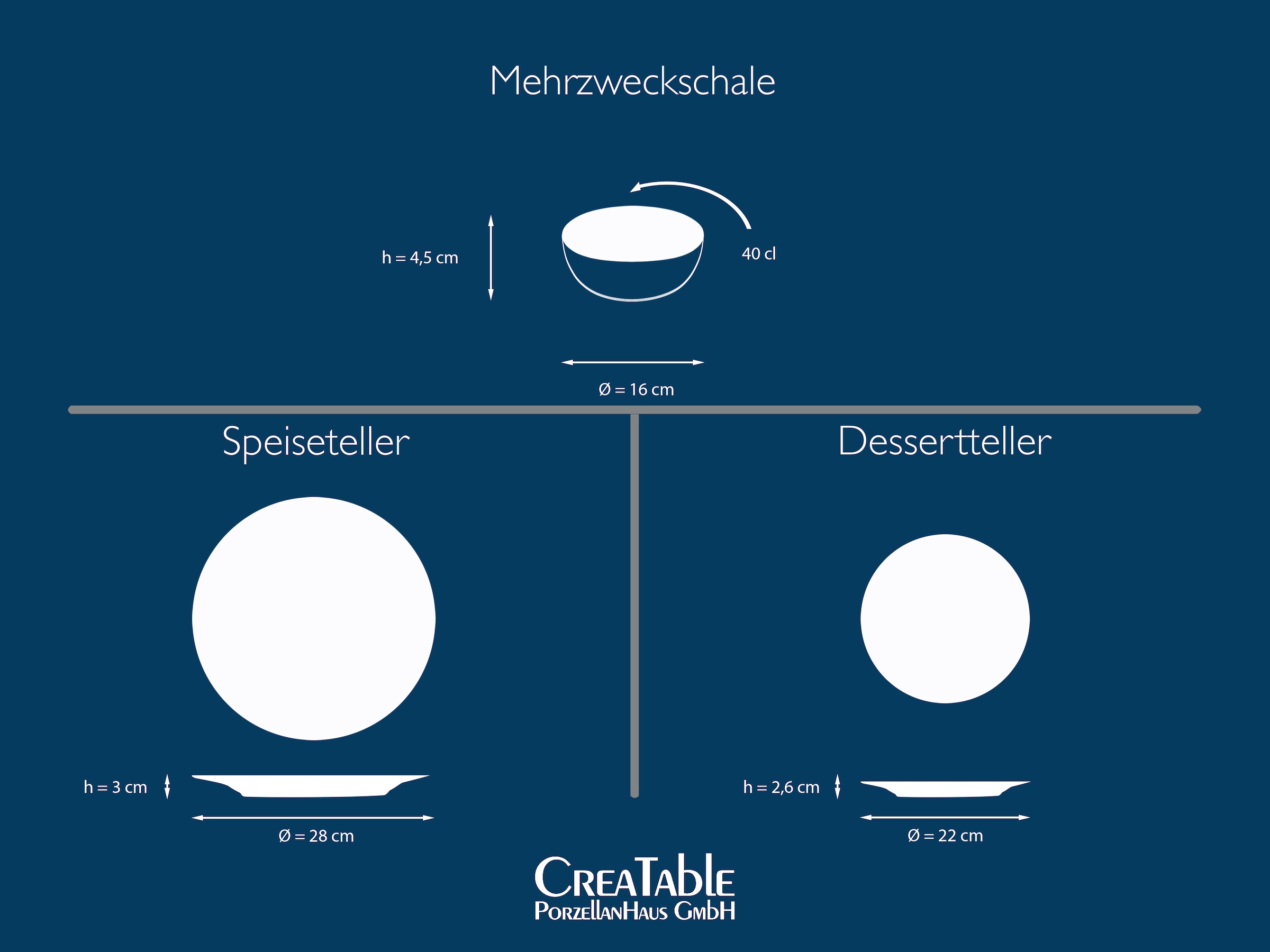CreaTable Teller-Set »Uno Volcano, Teller Set 12-tlg« Reaktivglasur, Vintage Style