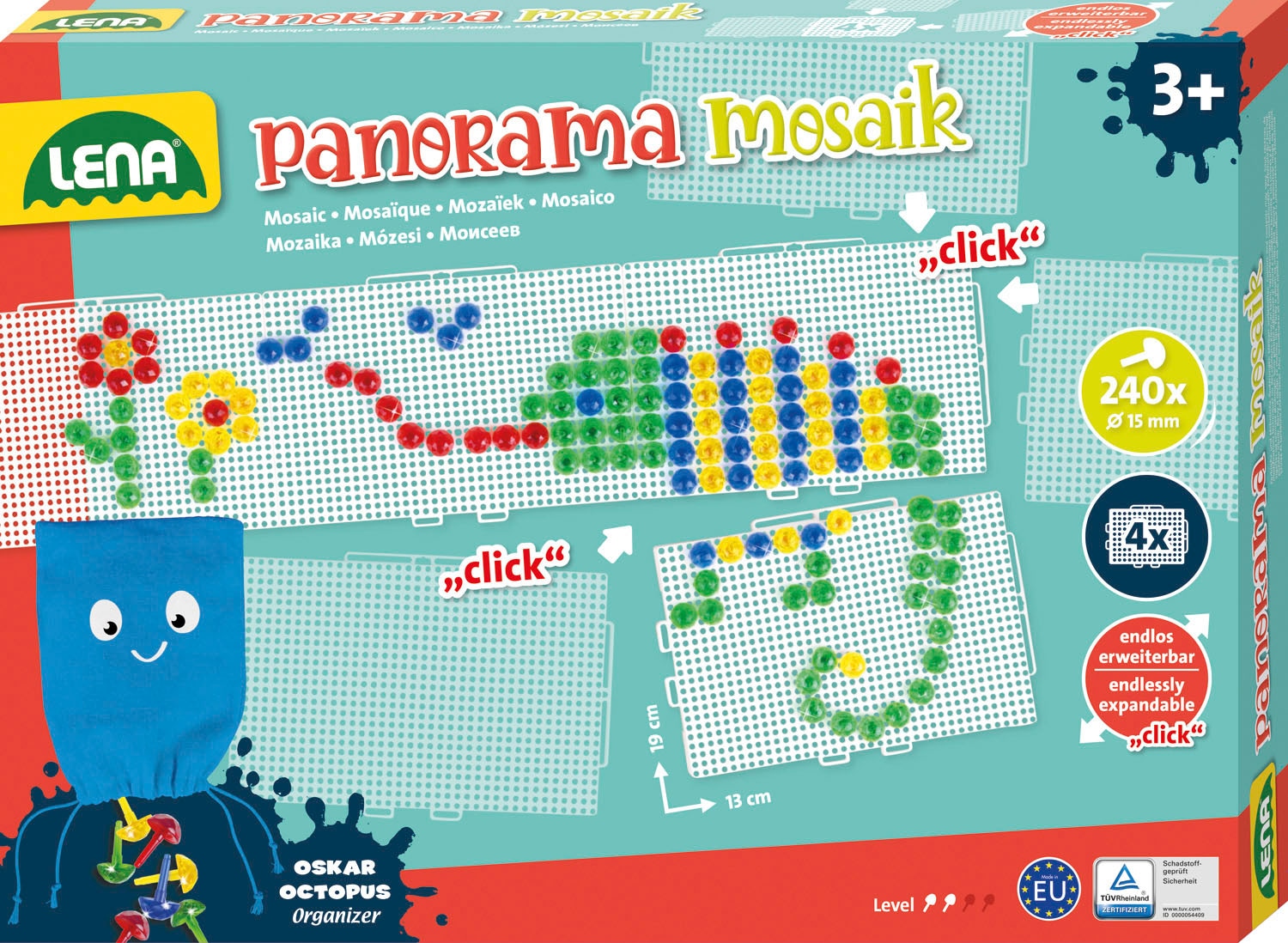 Kreativset »Mosaik Set Panorama XL transparent«, Made in Europe