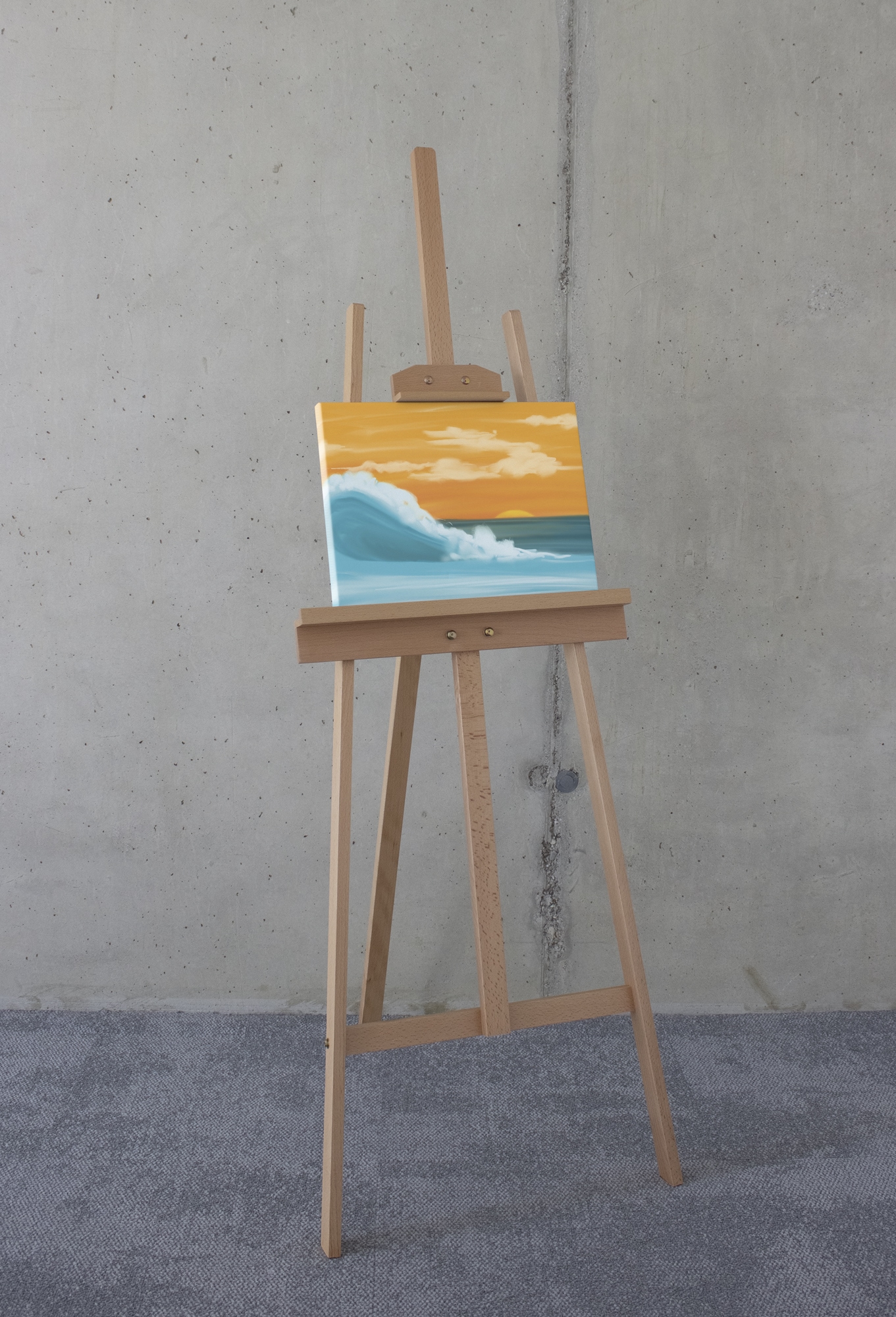 Komar Leinwandbild »Gentle Breeze - Größe 30 x 40 cm«, Natur, (1 St.), Keilrahmenbild mi Echtholzrahmen