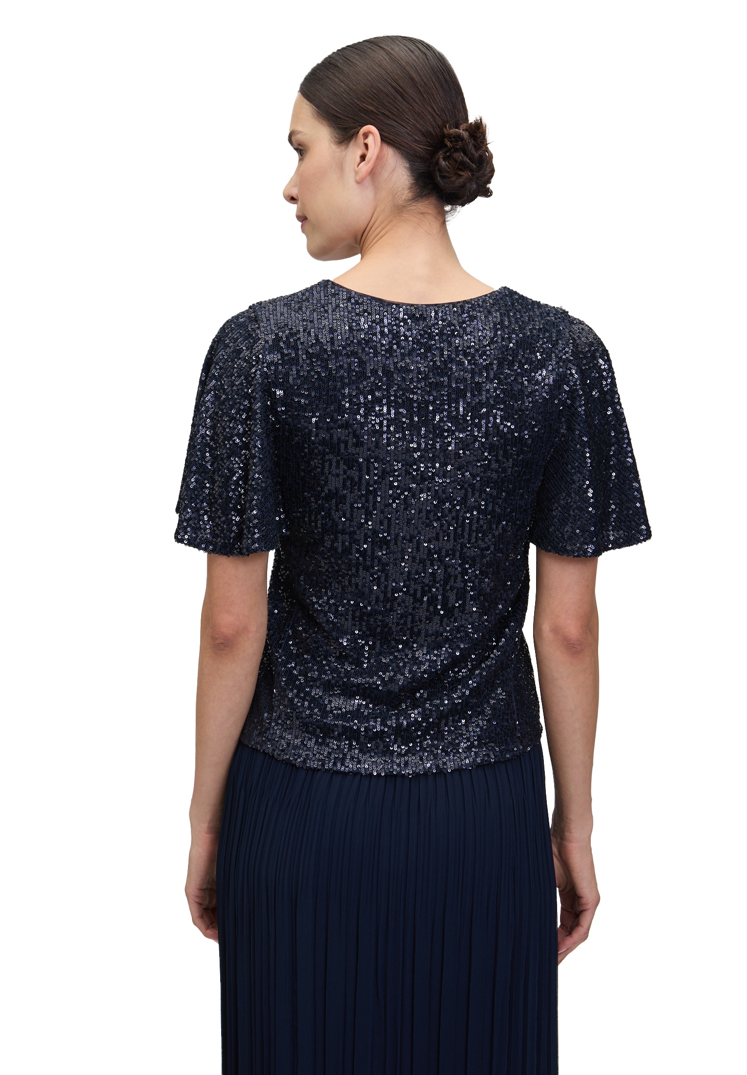 Vera Mont Paillettenshirt »Blusenshirt kurzarm«