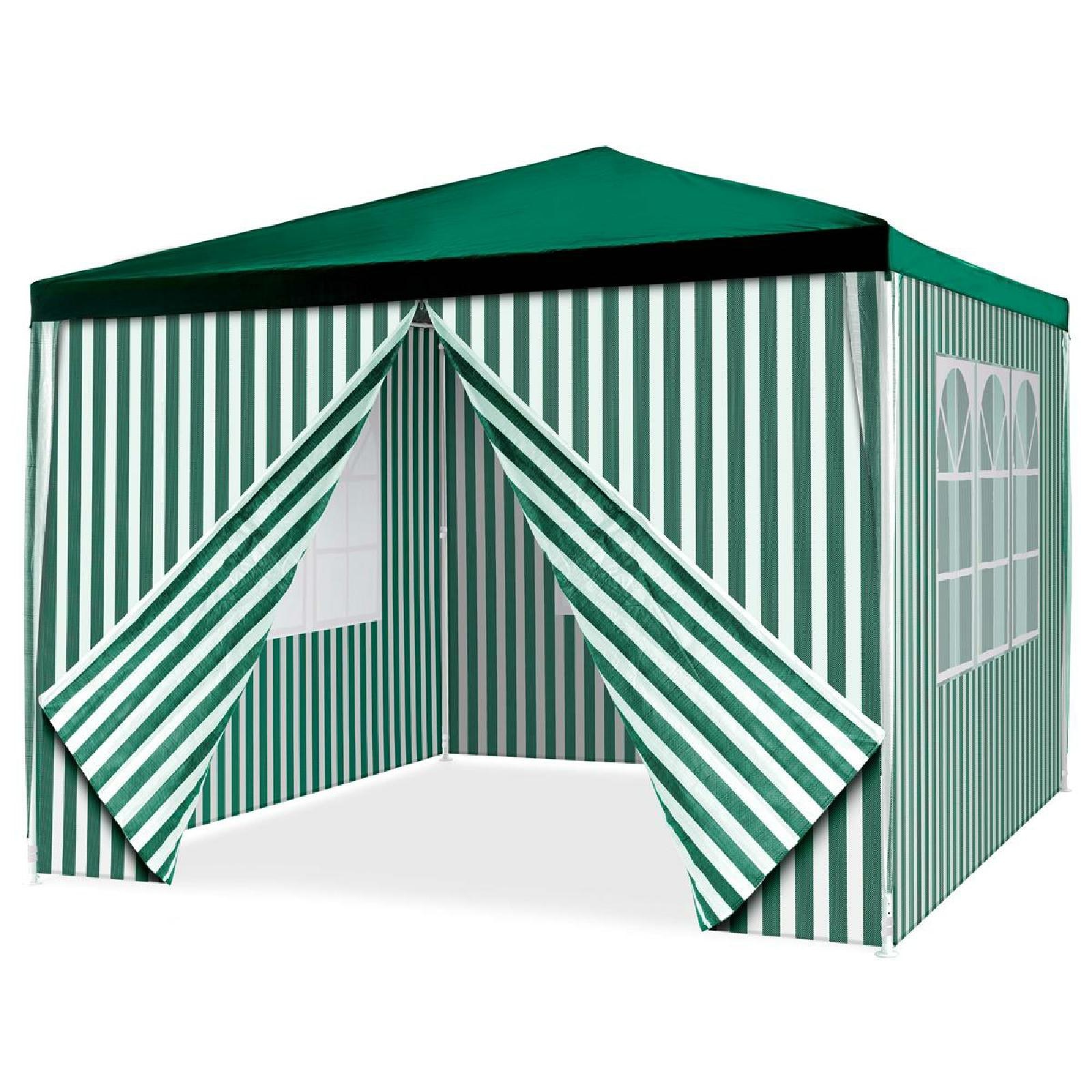 VCM Pavillon »Pavillion PE grün, 3 x 3 m inkl. 4 Seitenteilen«
