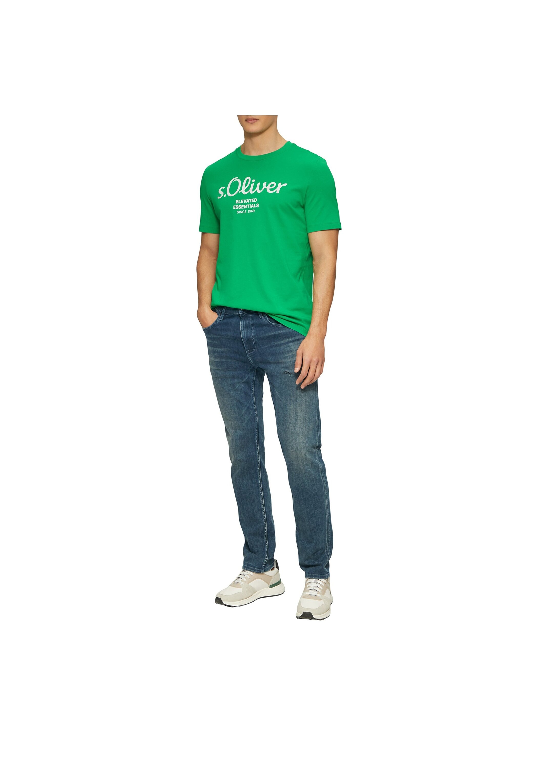 s.Oliver T-Shirt »T-Shirt Logo T-Shirt 4er Pack«