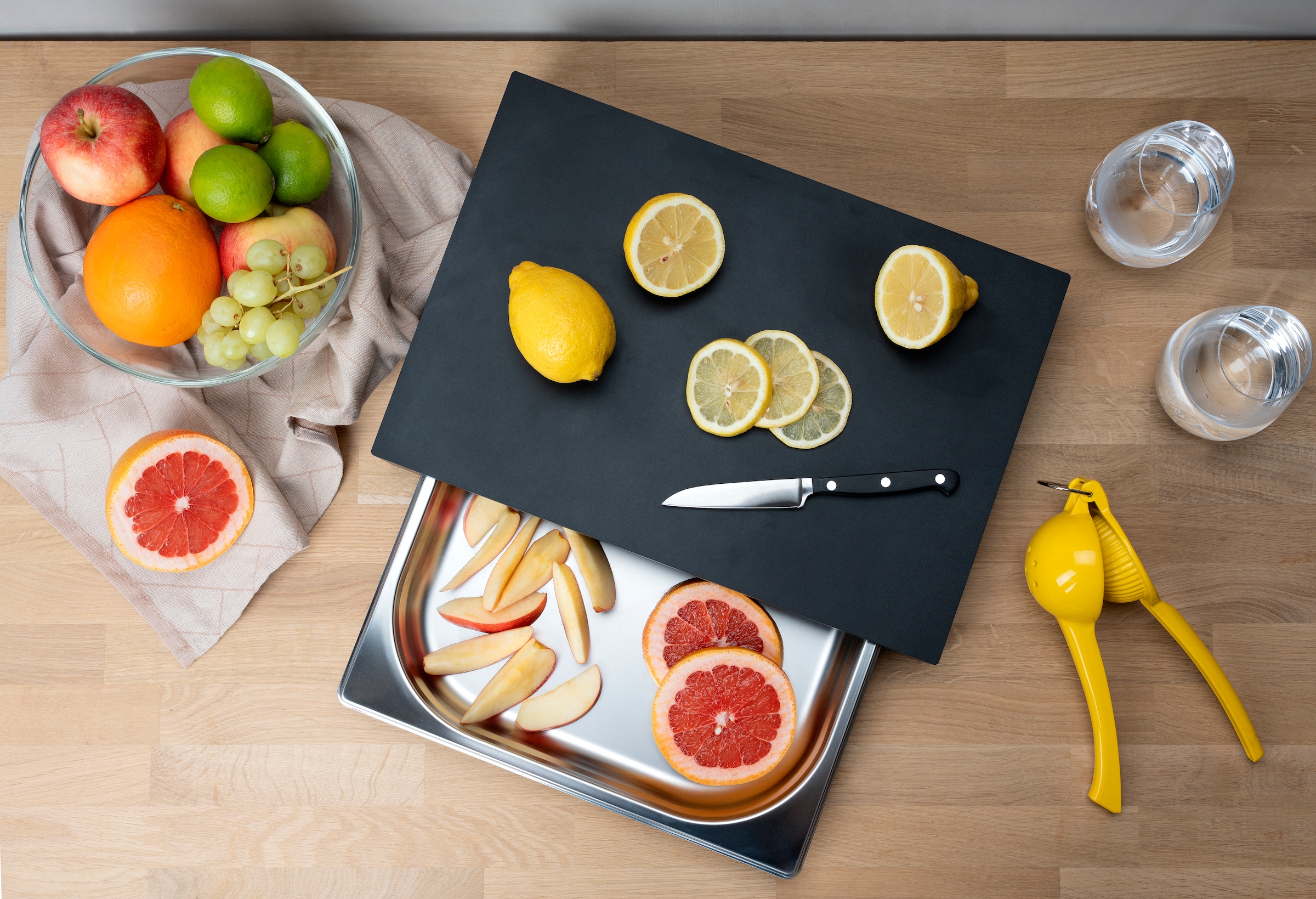 Continenta Schneidebrett »Duracore« mit Schublade