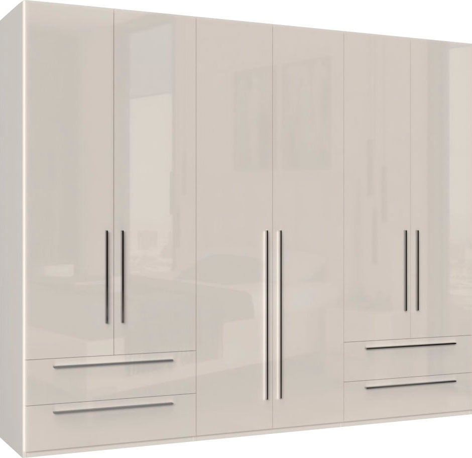 Places of Style Kleiderschrank »Piano«, beige, UV lackiert hochglänzend, Soft-Close Funktion in vielen Breiten