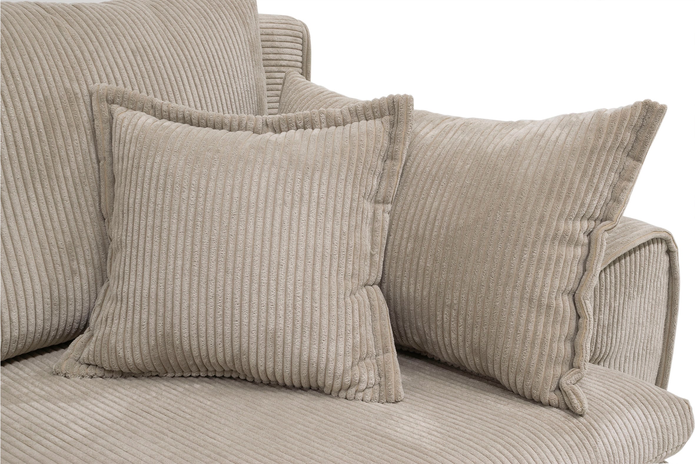 Home affaire Big-Sofa »Katja«, Breite 275 cm, Cord-Bezug