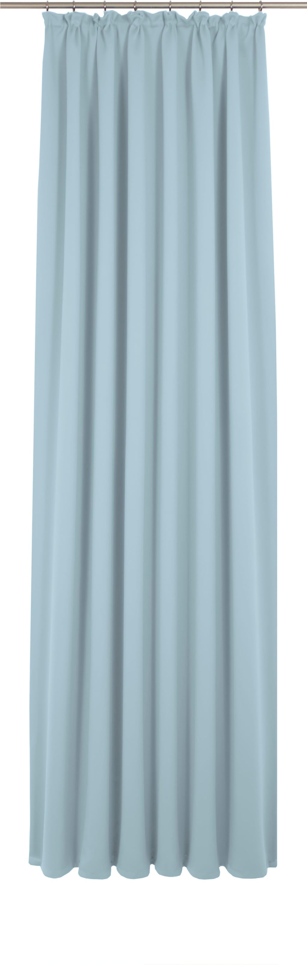 Wirth, Vorhang »Newbury« Kräuselband 1 Stk. tlg. nach Maß, hellblau, Baumwolle, Polyester, 145 cm