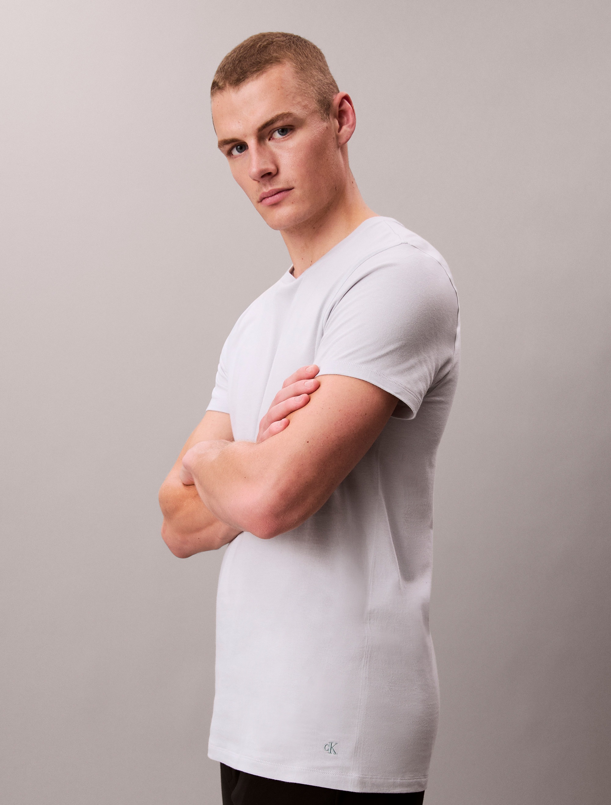 Calvin Klein Underwear T-Shirt »S/S CREW NECK 3PK«, (Packung, 3 tlg., 3er-Pack), mit Logostickerei