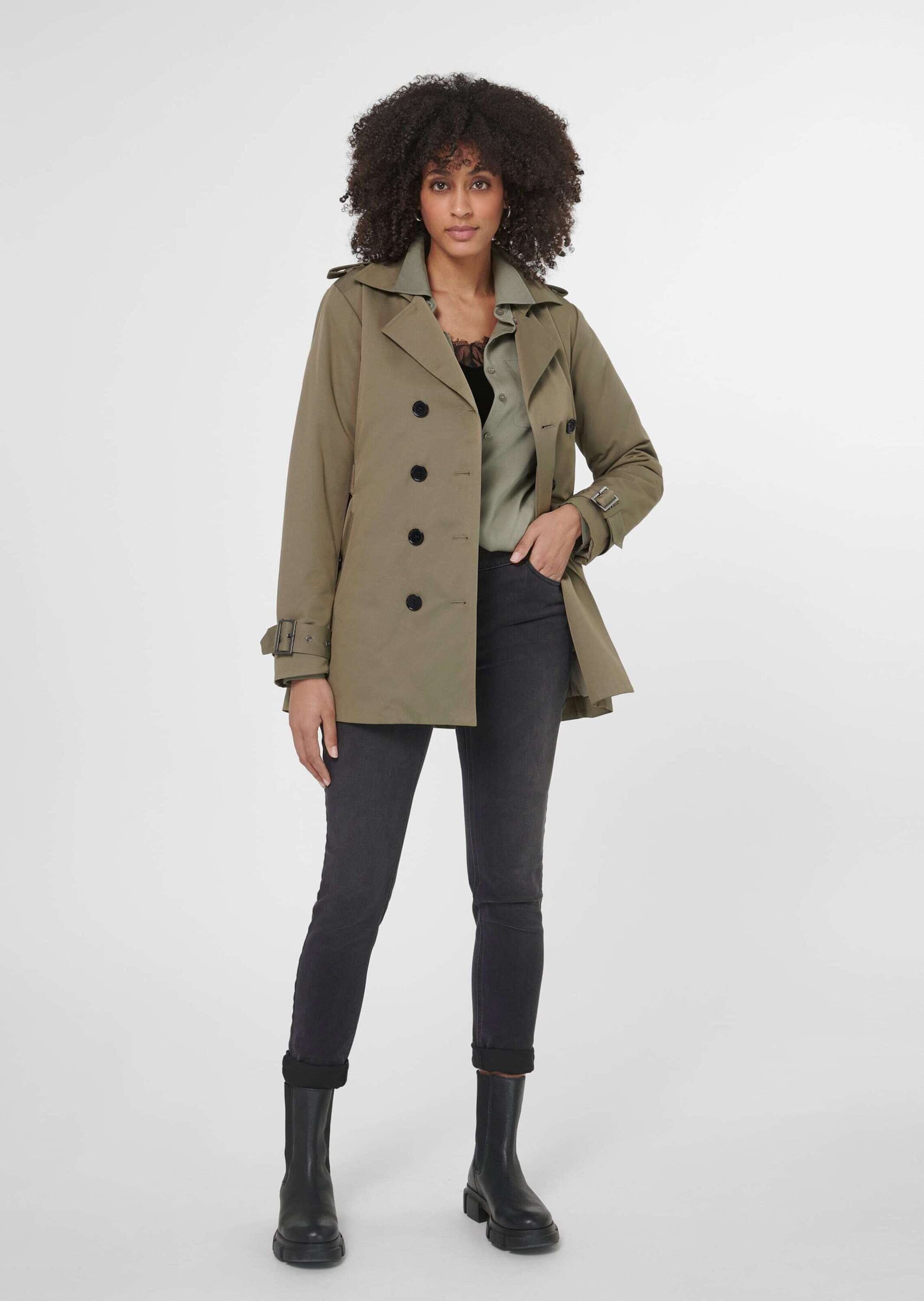 MADELEINE Trenchcoat »Trenchjacke Zweireihige Trench-Jacke mit Steppfutter«