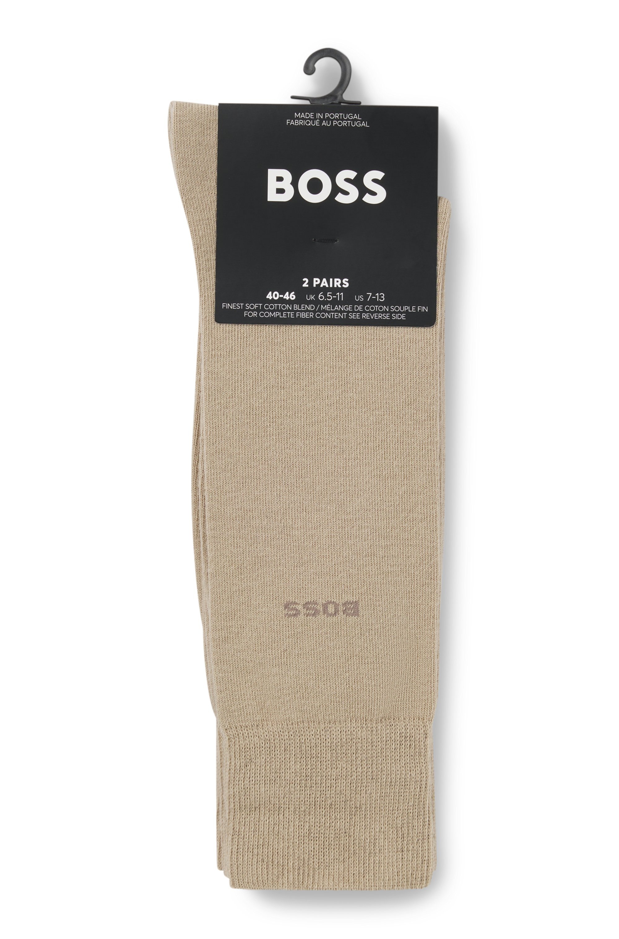 BOSS Businesssocken »2P RS Uni CC«, (Packung, 2 Paar, 2er), mit Markenlogo