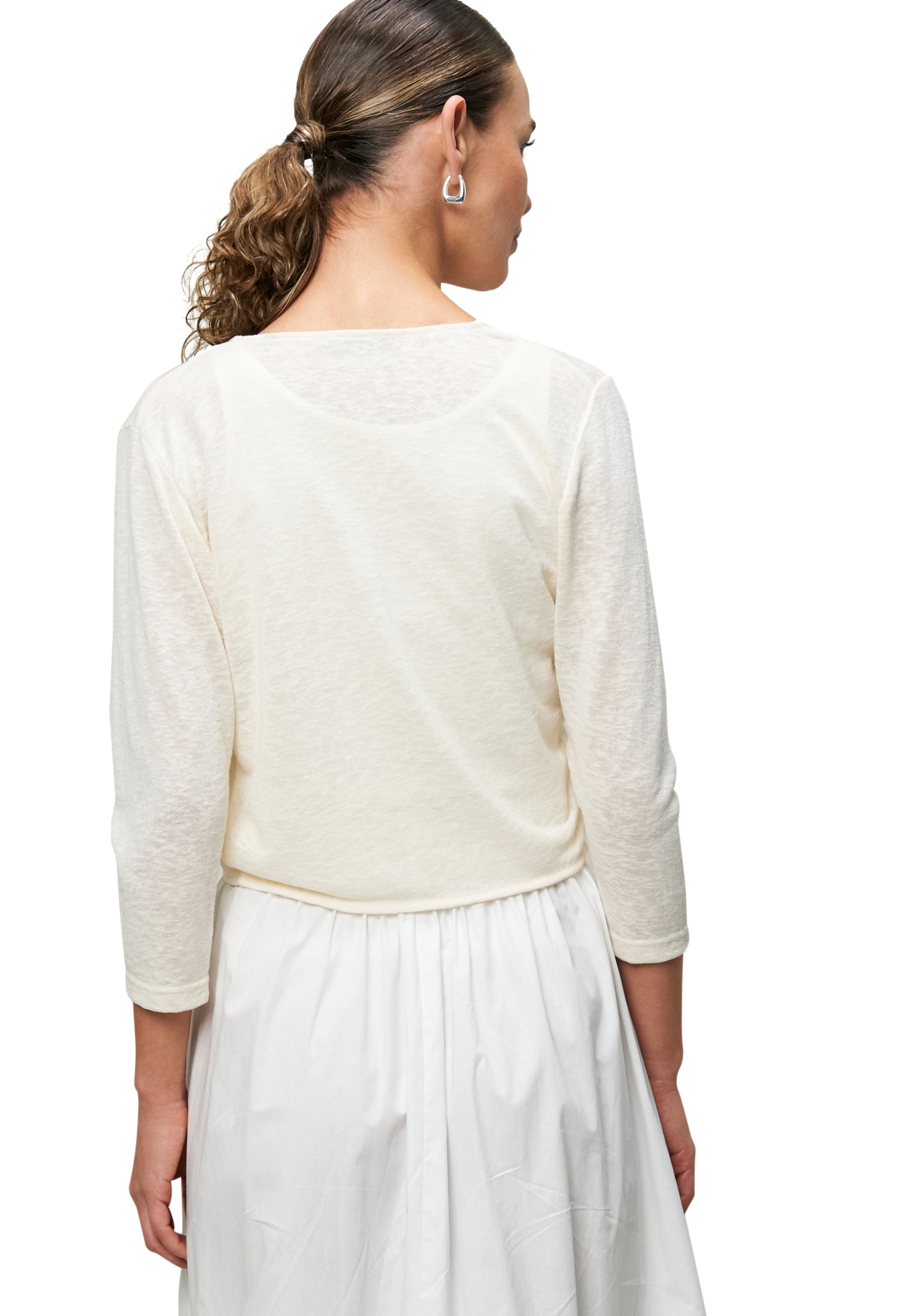 Zero Sweater »Strickjacke zum Binden«