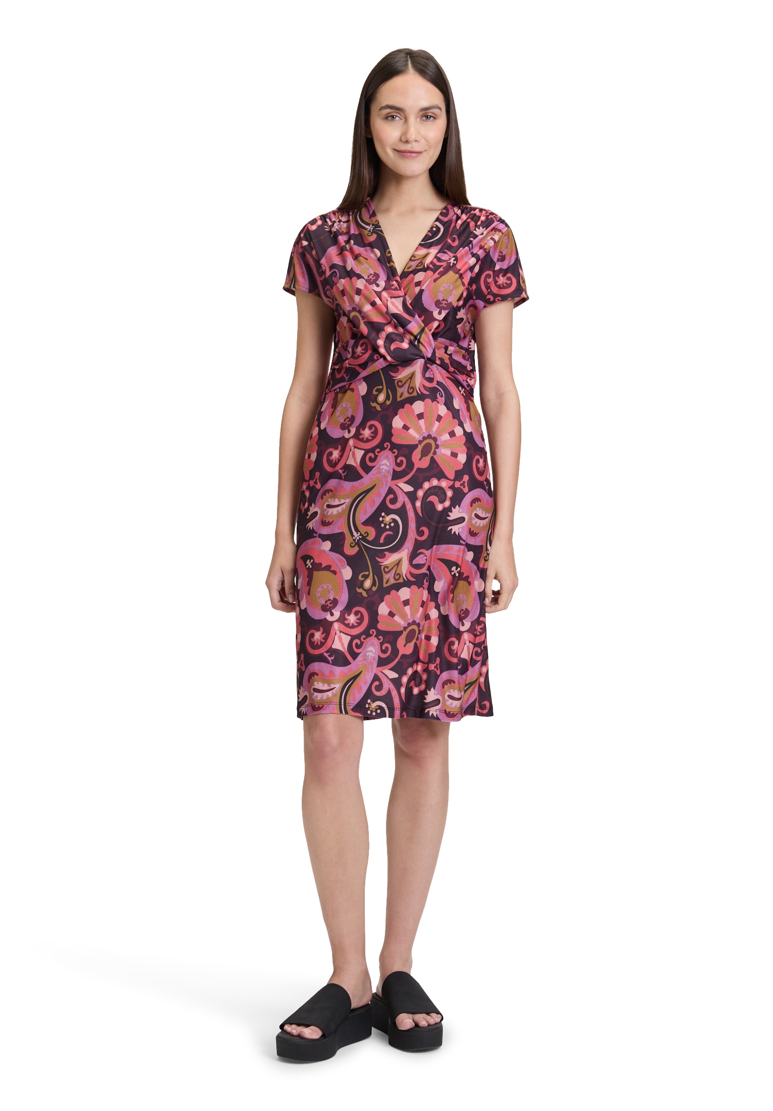 Cartoon Jerseykleid »Jerseykleid mit Raffung«