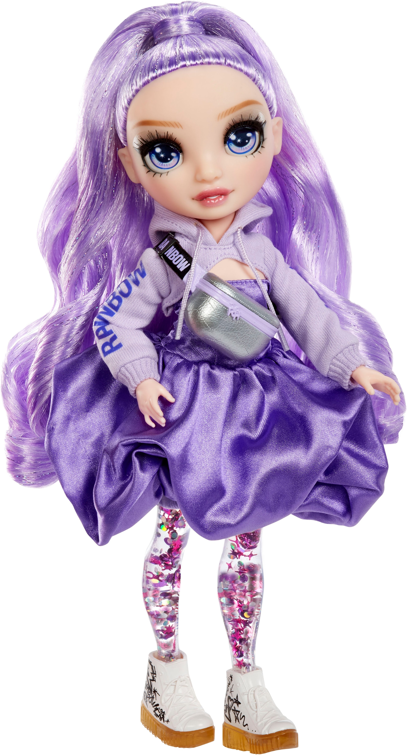 Anziehpuppe »Rainbow High Sparkle & Shine Fashion Dolls - VIOLA (Purple)«