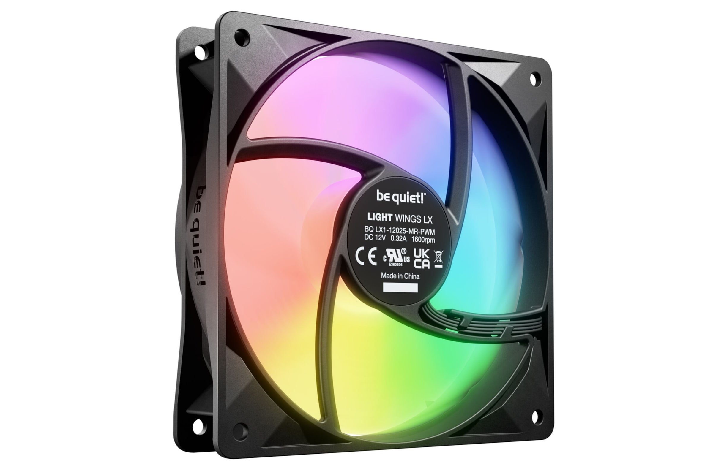 be quiet! Gehäuselüfter »LIGHT WINGS LX 120mm PWM 3-Pack«, (Packung, 3 St.)