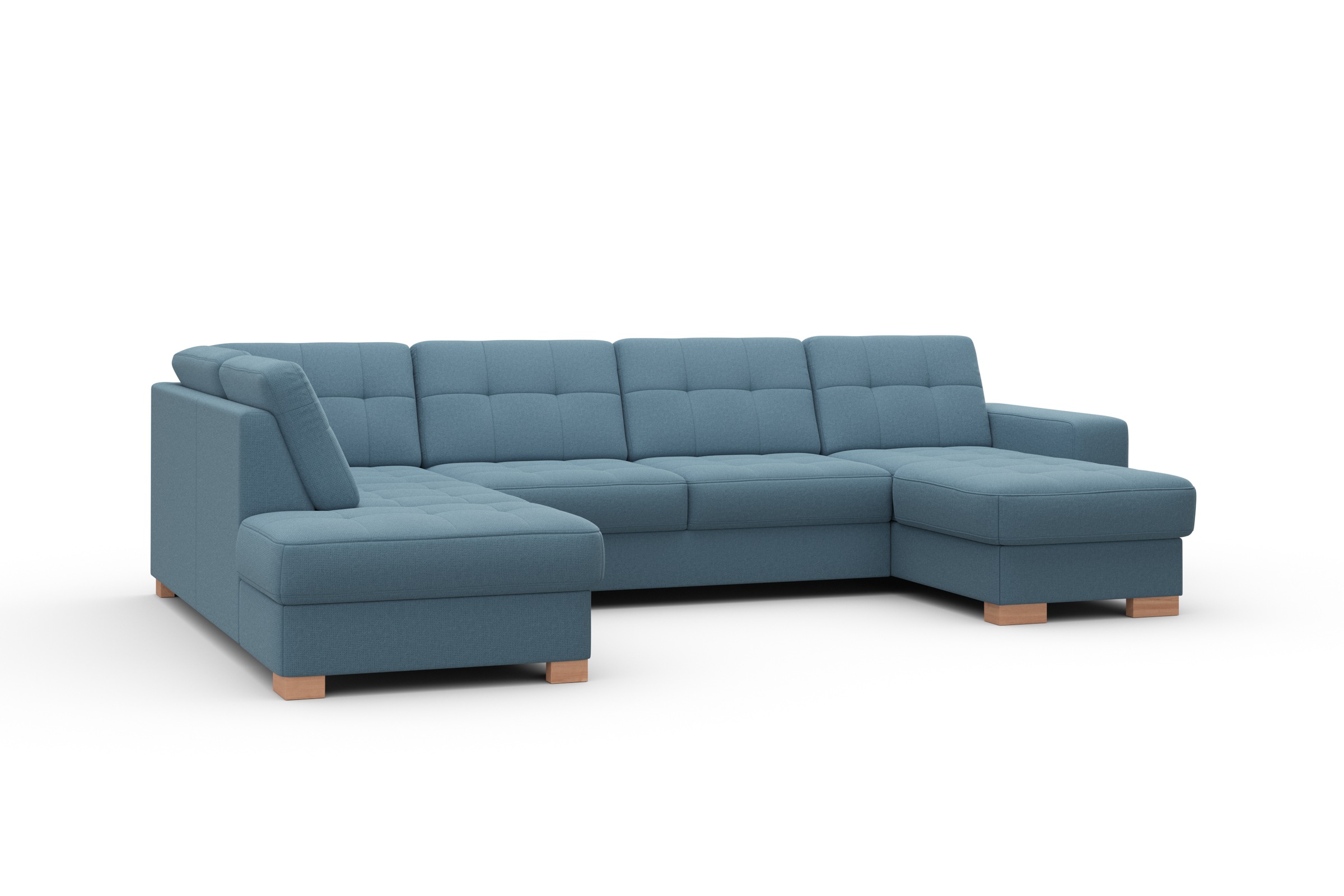 sit&more Wohnlandschaft »Quincy U-Form«, wahlweise mit Bettfunktion und Bettkasten