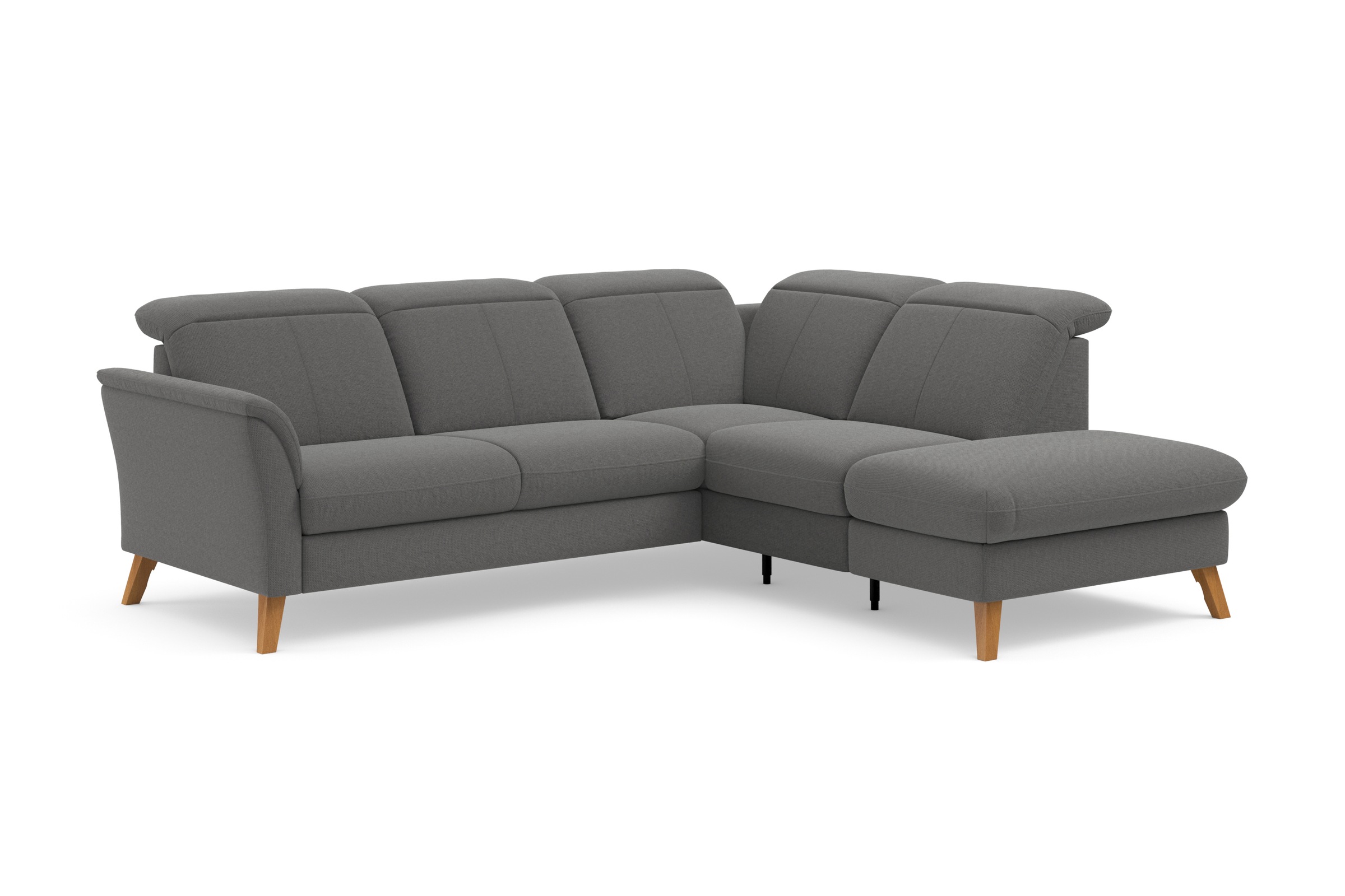 sit&more Ecksofa »Romero L-Form«, wahlweise mit oder ohne TV-Funktion, Bettfunktion, Bettkasten