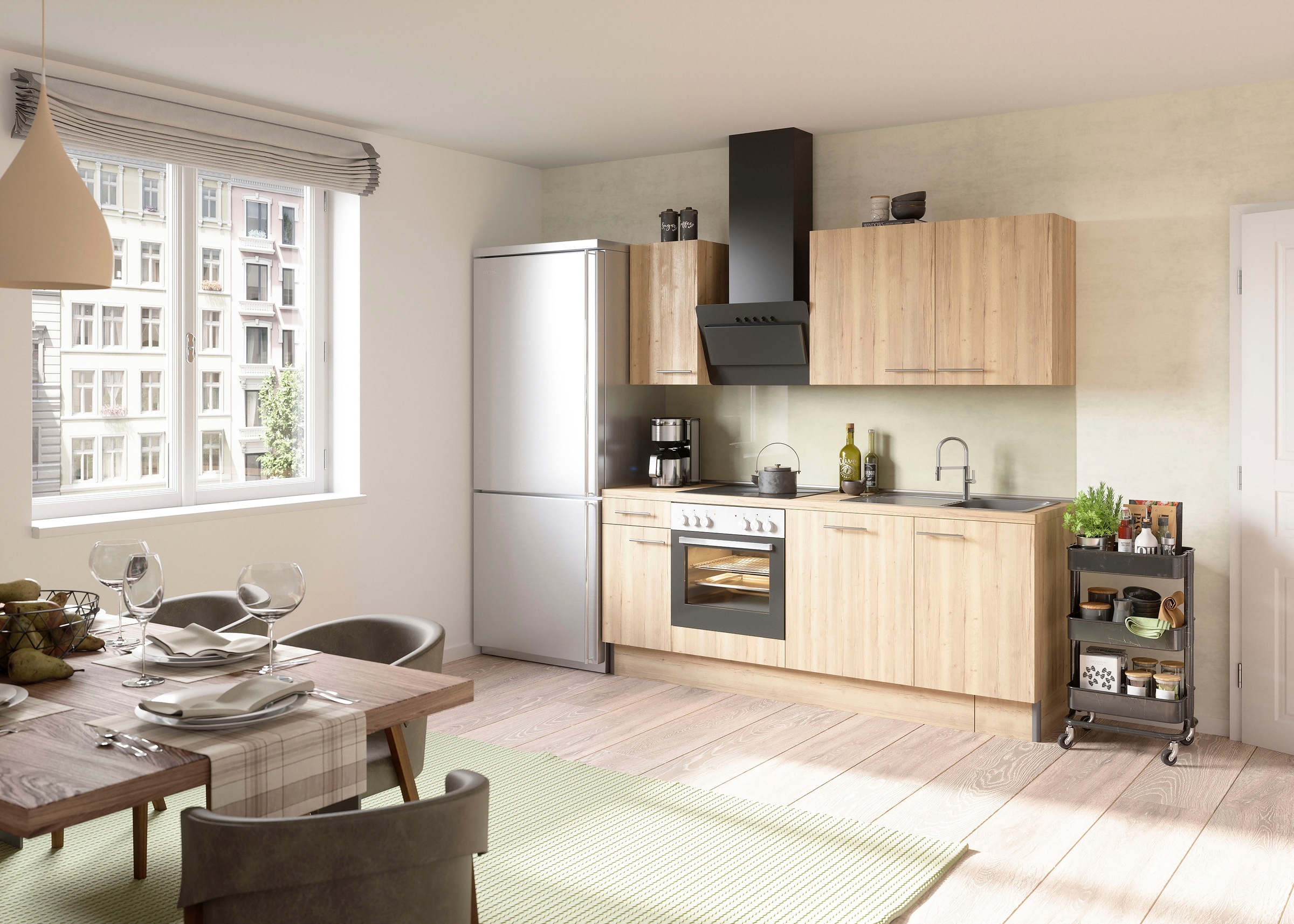 OPTIFIT Küche »Klara« 210 cm breit