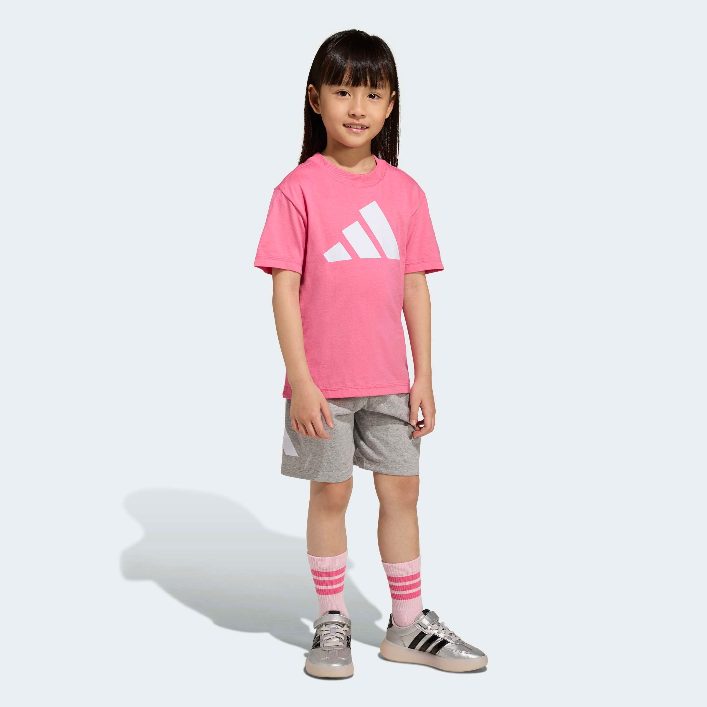 adidas Sportswear Trainingsanzug »LK BL T-SET 160« 2 tlg. für Kinder, zweiteilig, aus Baumwolle