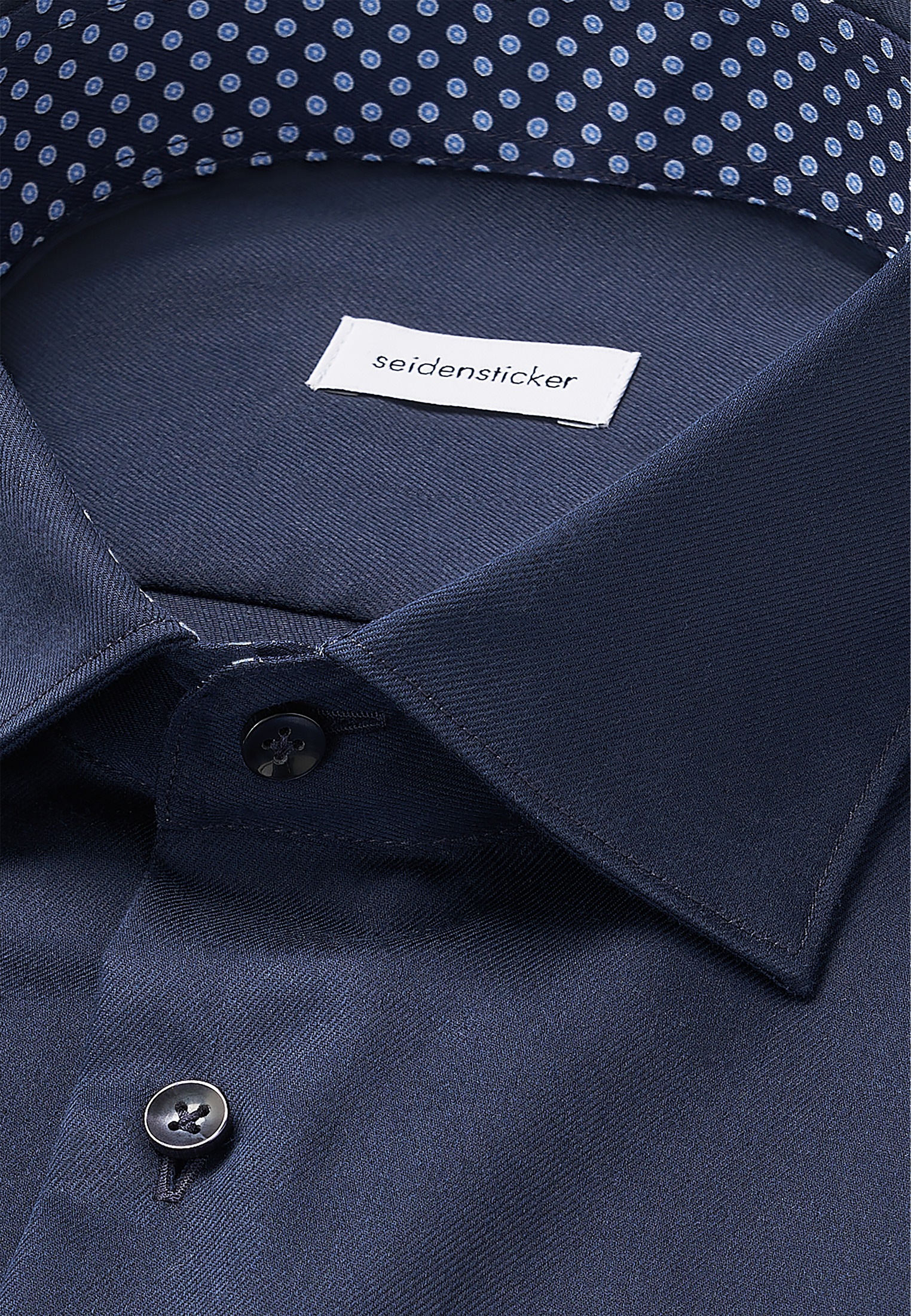 seidensticker Businesshemd »Schwarze Rose« Slim 1/1 Kentkragen Uni