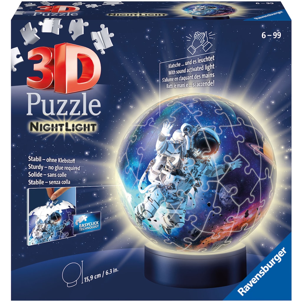 Ravensburger Puzzleball »Nachtlicht Astronauten im Weltall«