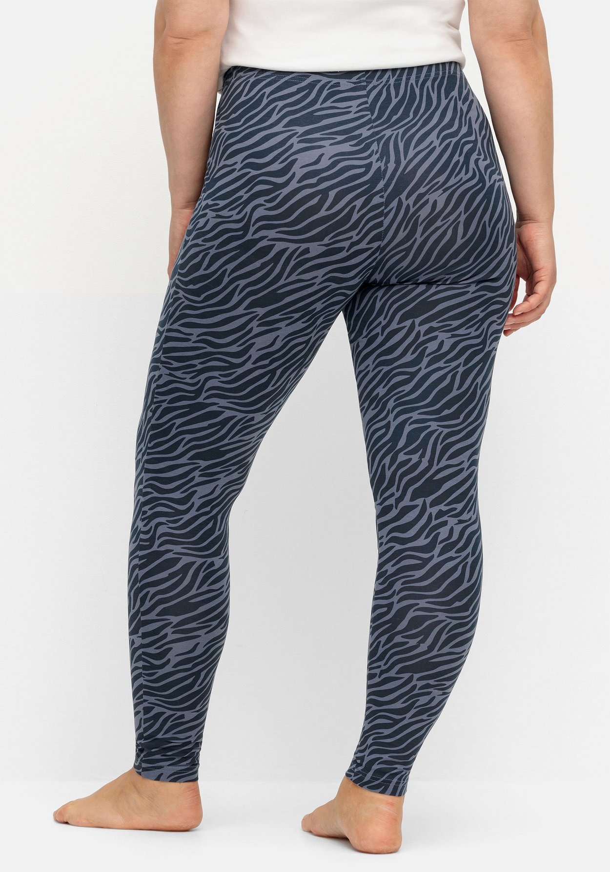 Sheego Leggings »Leggings mit Animal-Alloverdruck«