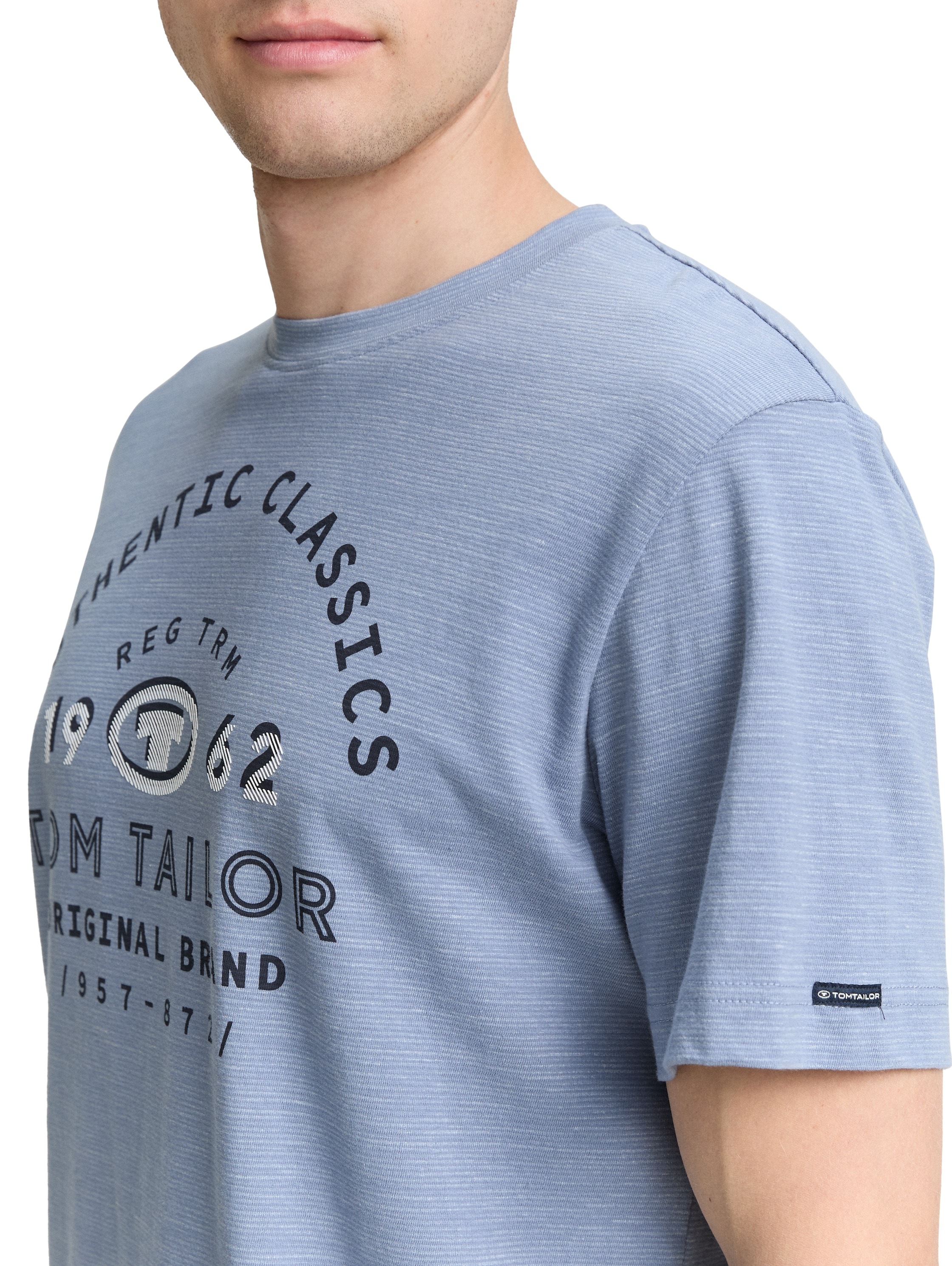 TOM TAILOR T-Shirt mit Logo Print
