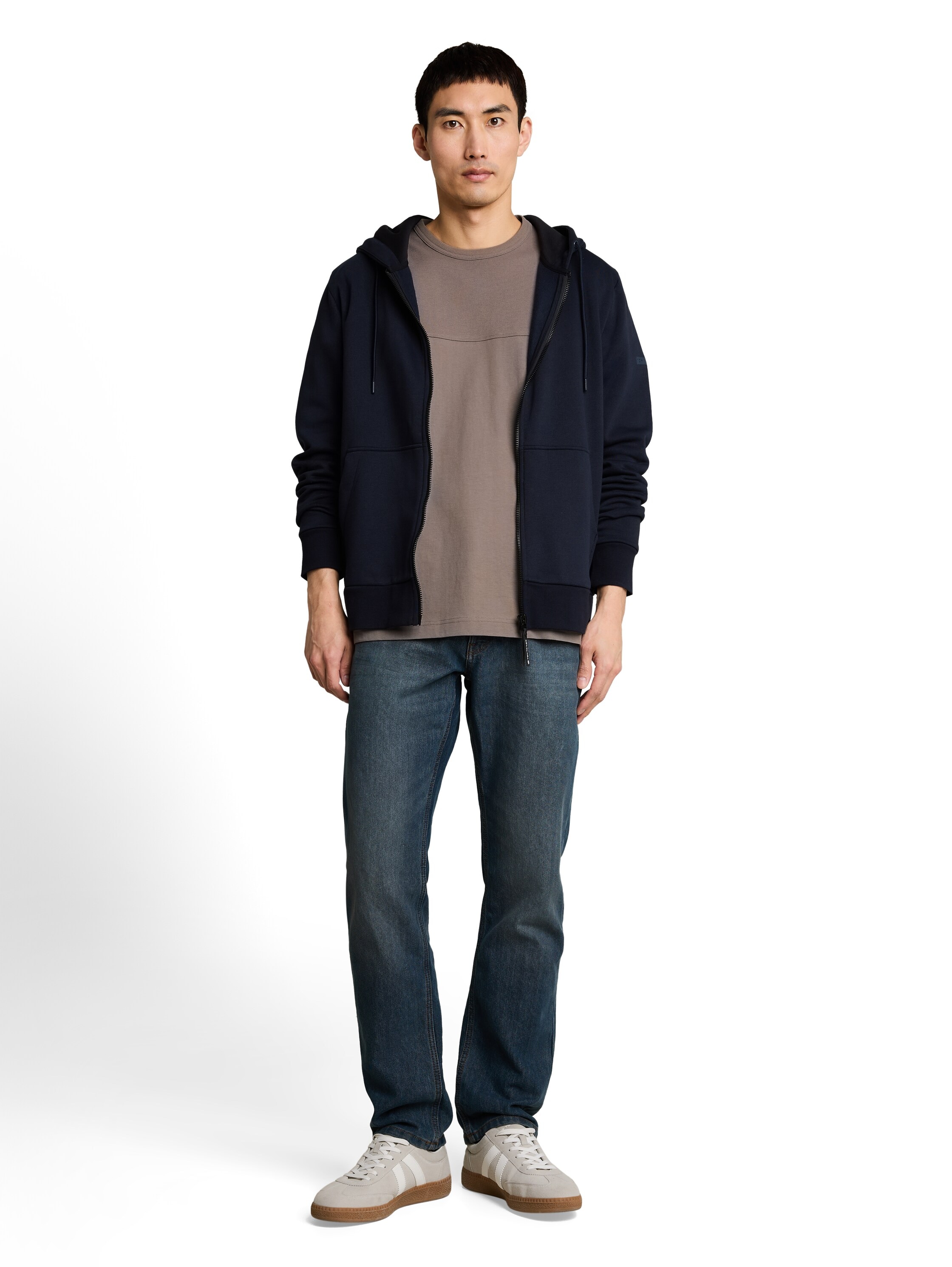 TOM TAILOR Kurzarmshirt Sommershirt mit Struktur-Details
