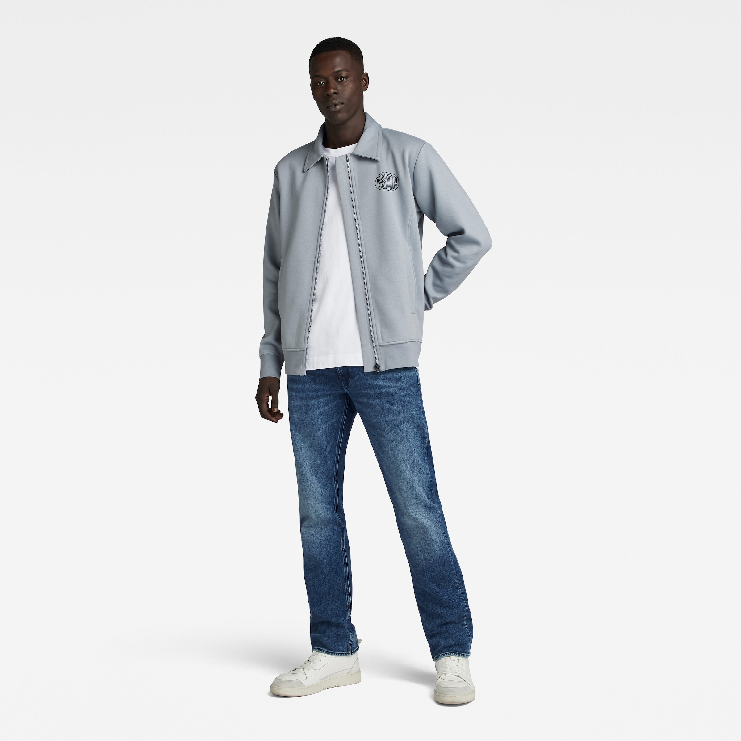 G-STAR Straight-Jeans »Mosa Straight«, mit hellen Nähten
