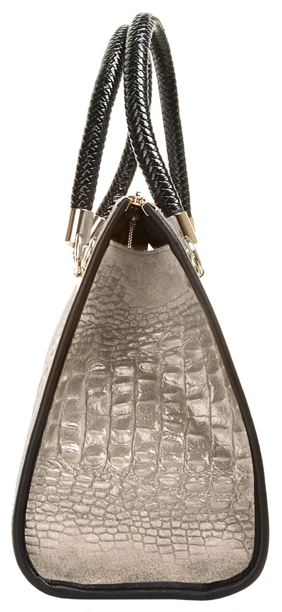 Cluty Henkeltasche, echt Leder, Made in Italy