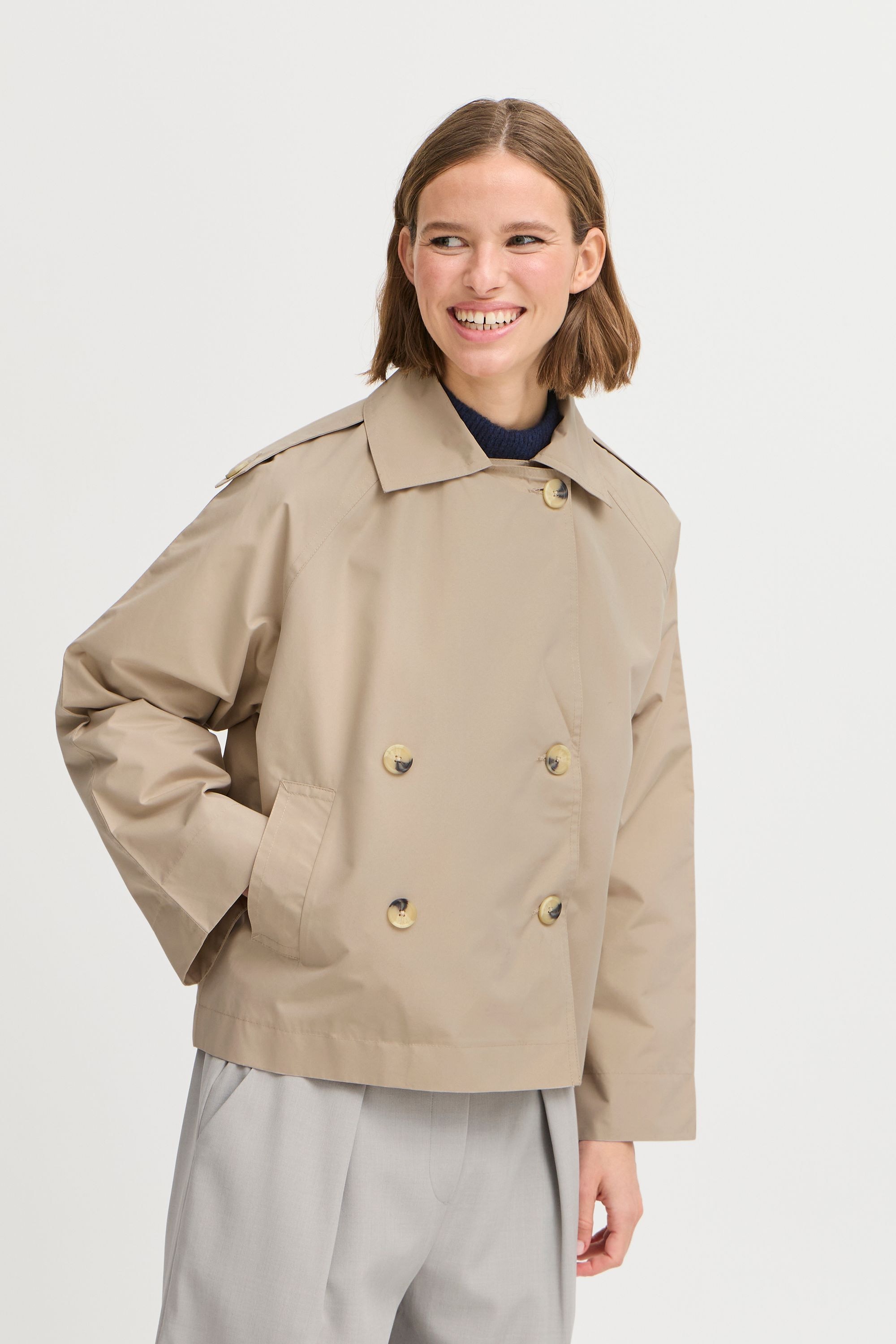 b.young Outdoorjacke »Outdoorjacke BYCALEA«, ohne Kapuze