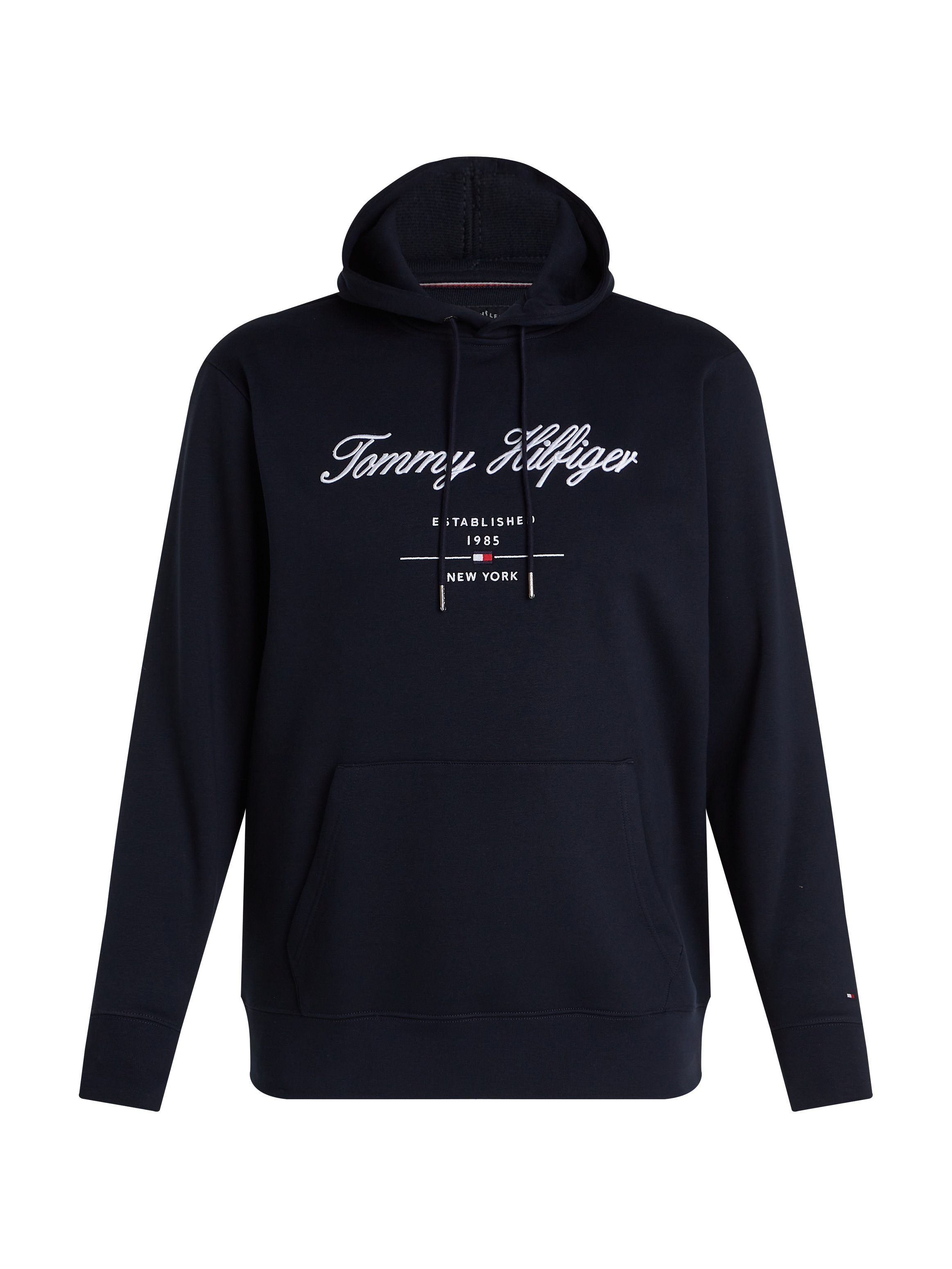 Tommy Hilfiger Big & Tall Sweatshirt »BT-SCRIPT LOGO HOODY-B«, in Großen Größen, Logostickerei