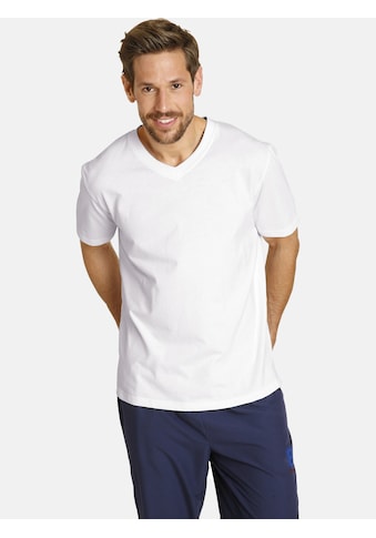 Jan Vanderstorm T-Shirt »OSMO«, (2er-Pack), Basic Shirt, legere Passform kaufen