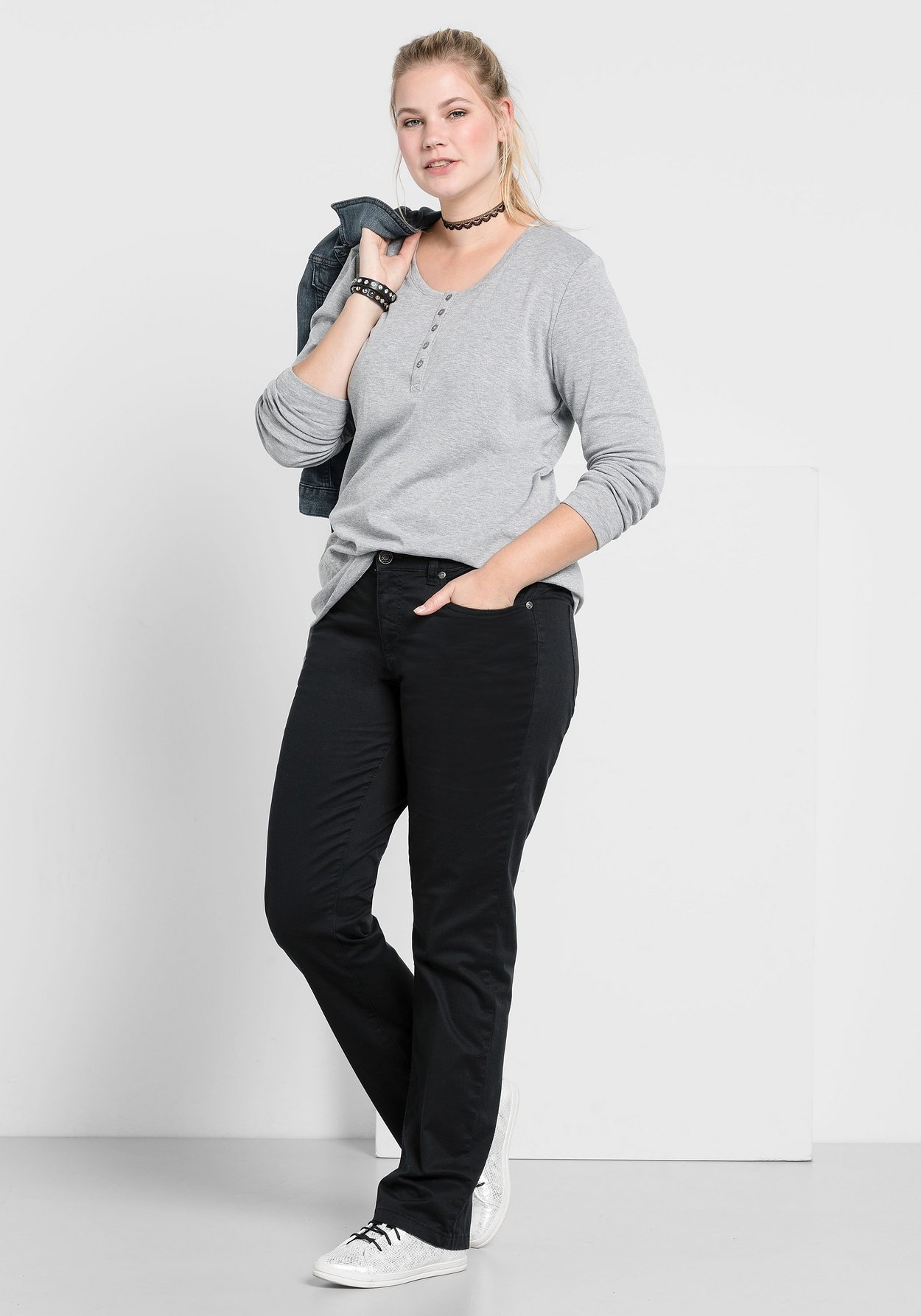 Sheego Stretch-Hose »Hose elastische Twill-Qualität«