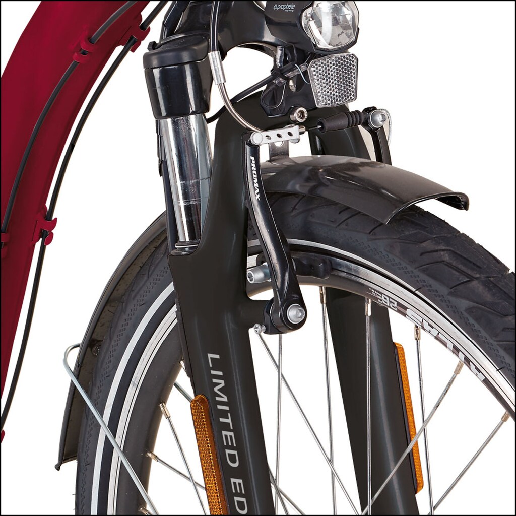 Didi THURAU Edition E-Bike »Alu City Rad-Roller 3in1«, 3 Gang, Frontmotor 350 W