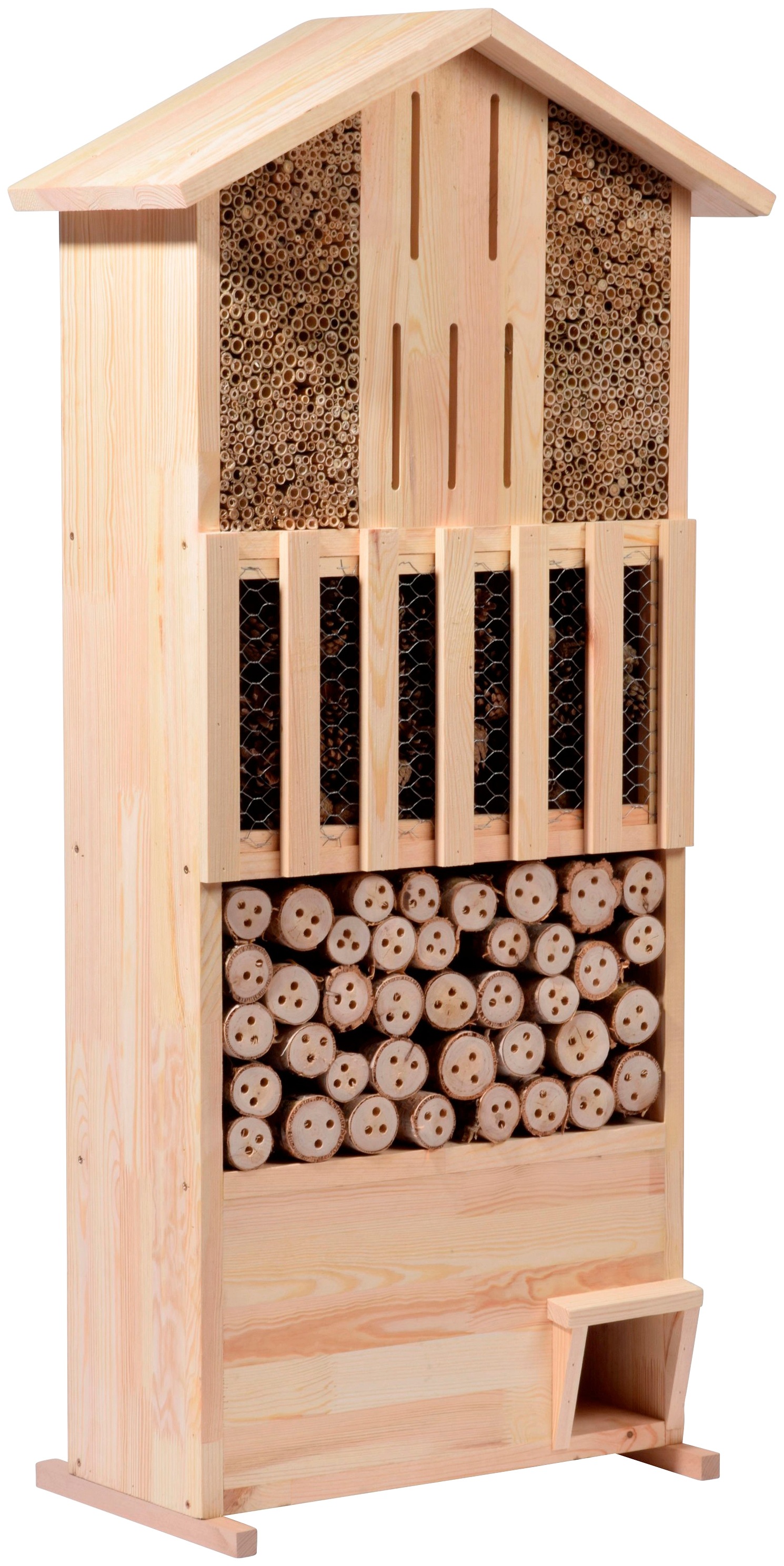 dobar Insektenhotel »XXL«, BxTxH: 58x30x110 cm, mit integriertem Igelhaus kaufen