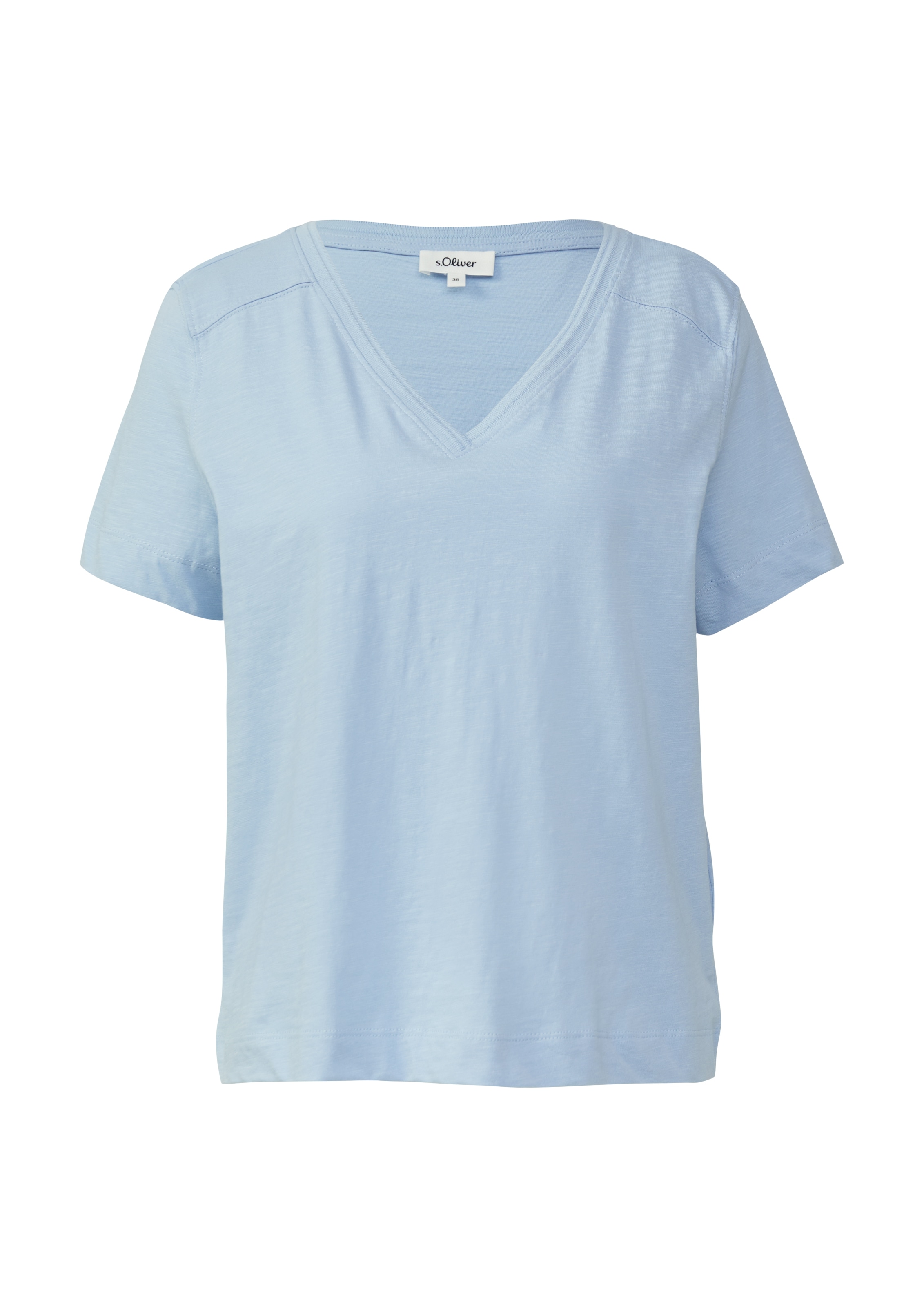 s.Oliver T-Shirt, aus Flammgarn