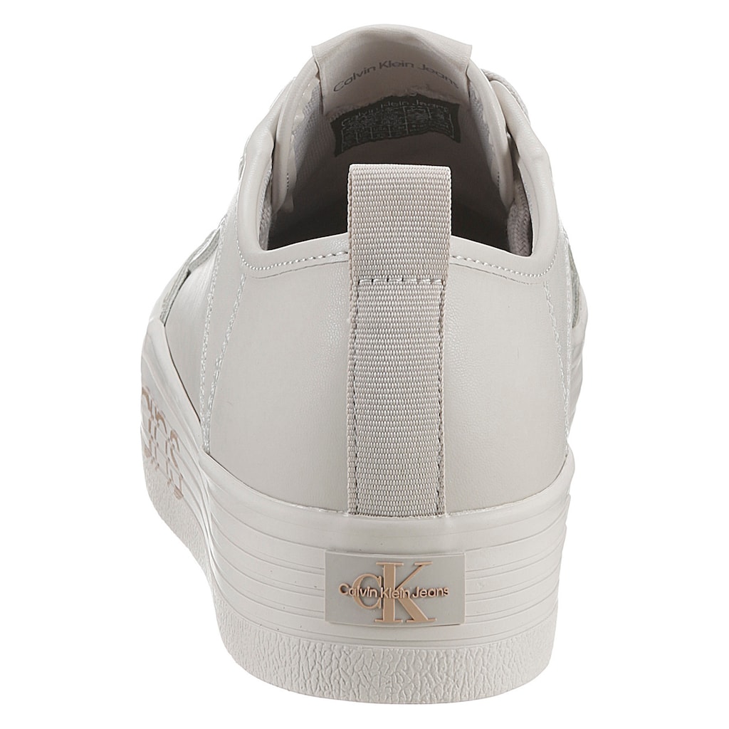 Calvin Klein Jeans Plateausneaker »VULC FLATF LOW WRAP AROUND LOGO«