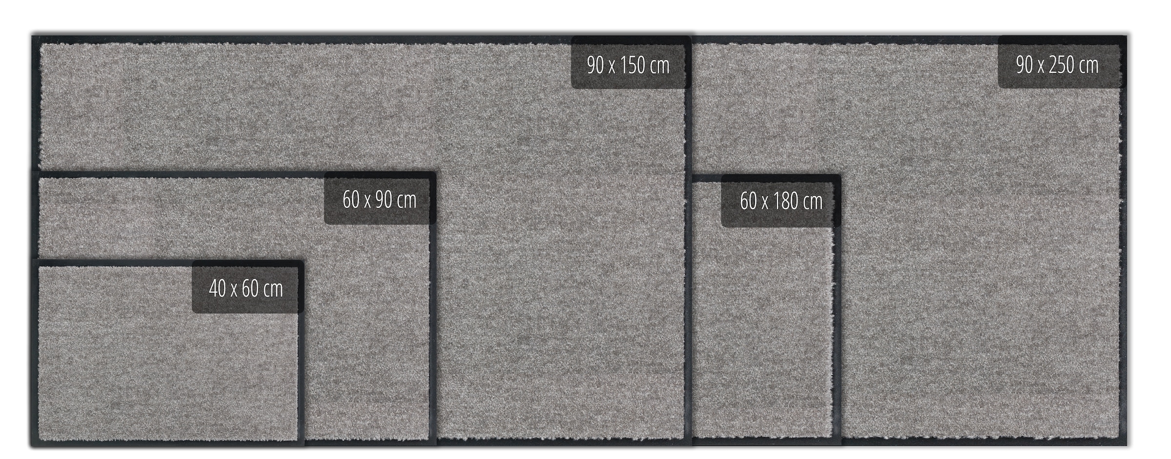 ASTRA Fußmatte »Proper Tex 618« rechteckig 9 mm Höhe Schmutzfangmatte, auch als Läufer, waschbar, In -und Outdoor geeignet