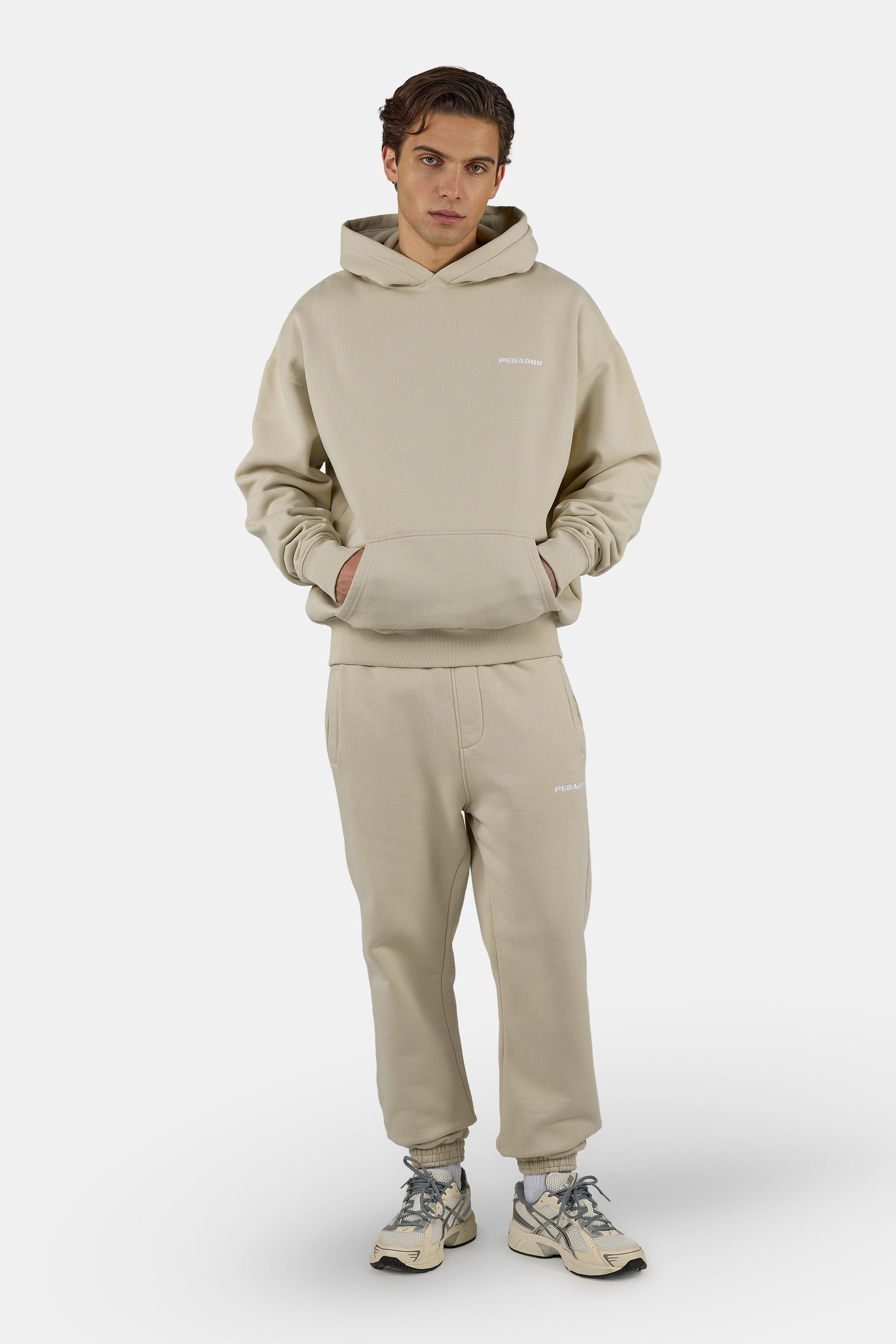 PEGADOR Kapuzensweatshirt »Logo Oversized Hoodie«, Baumwollmischung, oversize
