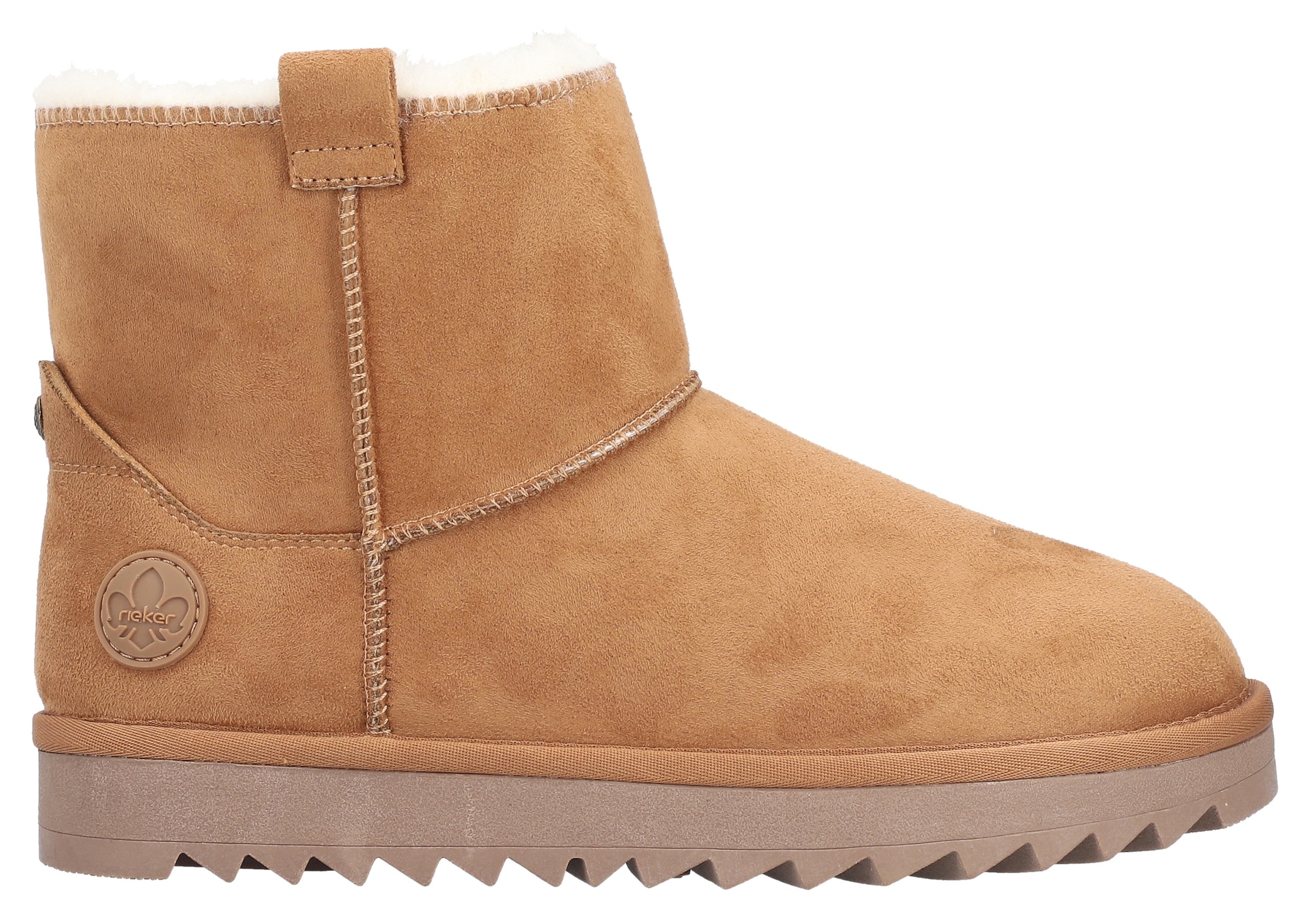 Rieker Winterboots  Plateauboots, Winterstiefelette, mit Anziehlaschen und Warmfutter