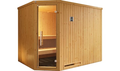 weka Sauna »Varberg«, (Set), 7,5 kW Bio-Ofen mit digitaler Steuerung kaufen