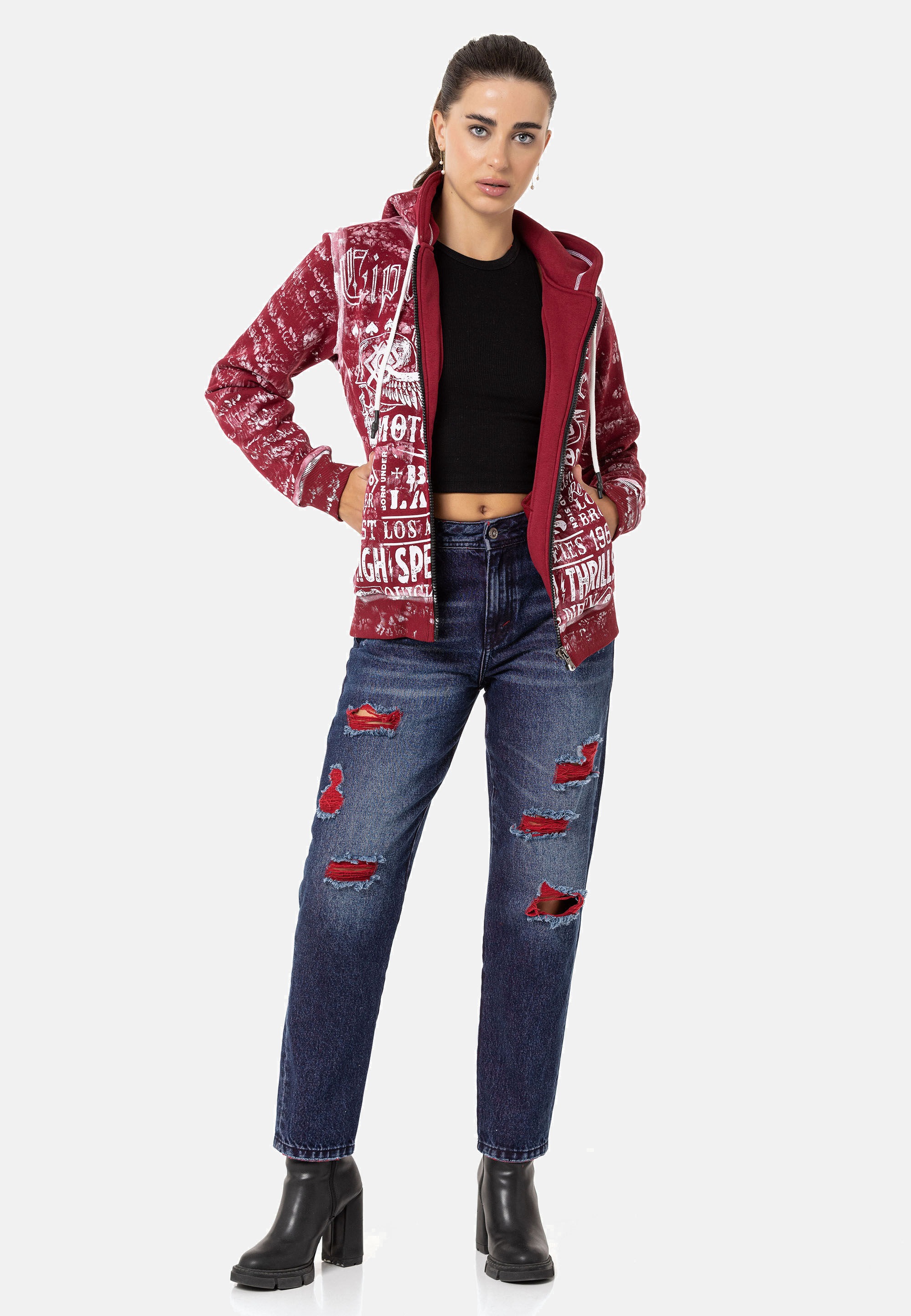 Cipo & Baxx »Cipo & Baxx Sweatjacke WL352«