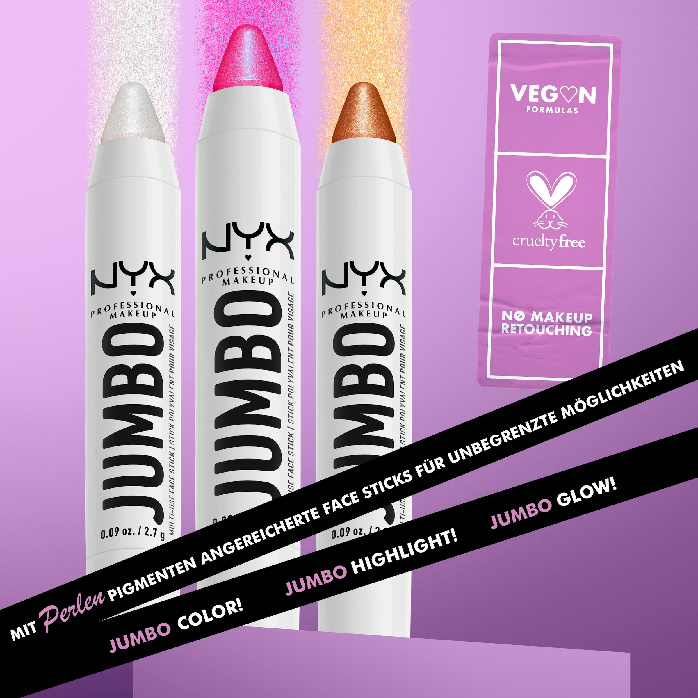 NYX Highlighter »NYX Professional Makeup Jumbo Face Stick«, Make-Up, Aufheller, Highlighter, Schminke