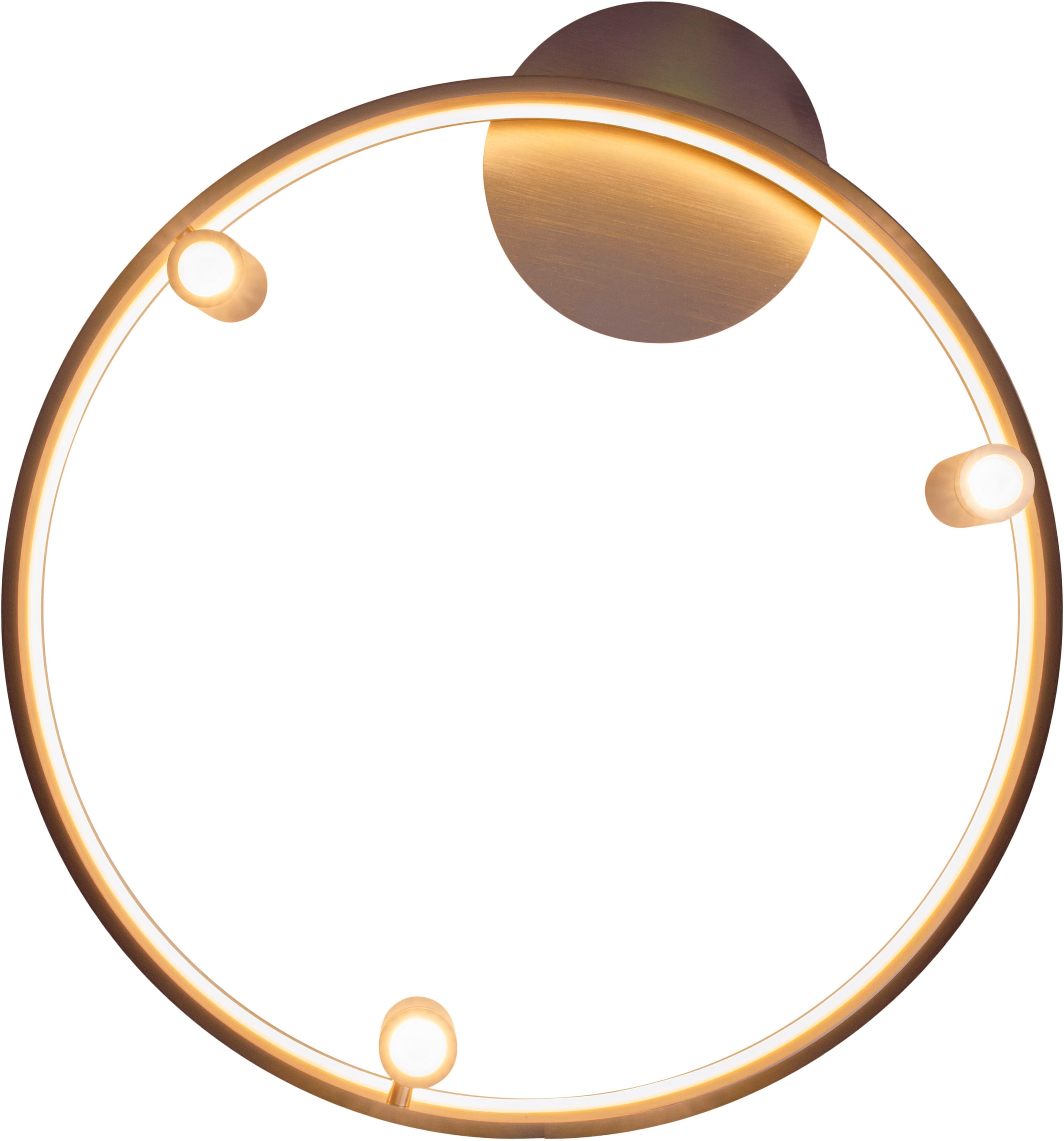 näve LED Deckenleuchte »Tristan« LED-Modul 1 Stk. Warmweiß Deckenlampe warmweiß, L: 65cm, 37W, stahl-blank, inkl. Trafo, IP20