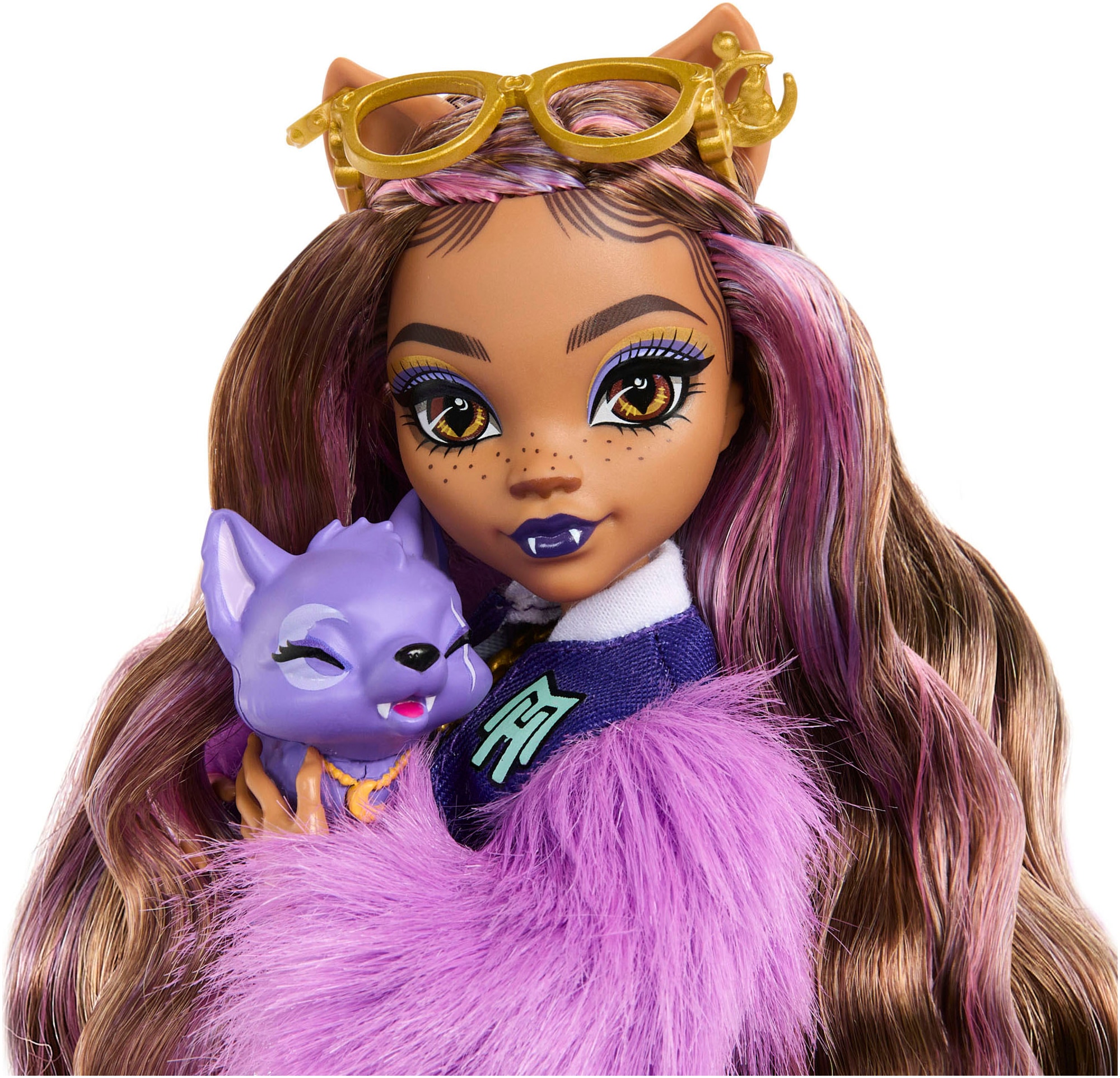 MonsterHigh™ Anziehpuppe »Clawdeen Wolf mit Hund Crescent«