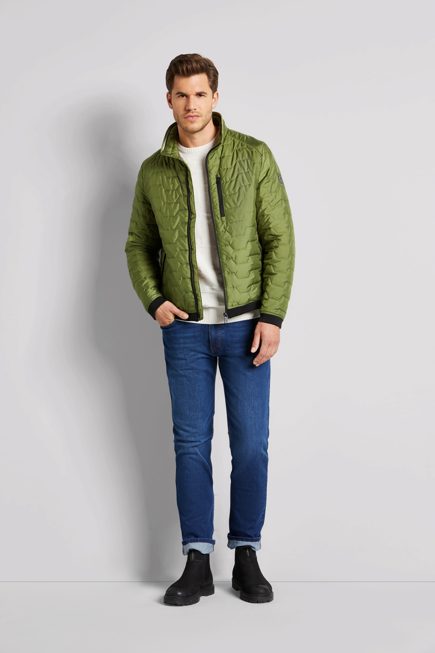 bugatti Blouson, ohne Kapuze, mit modernem Stehkragen