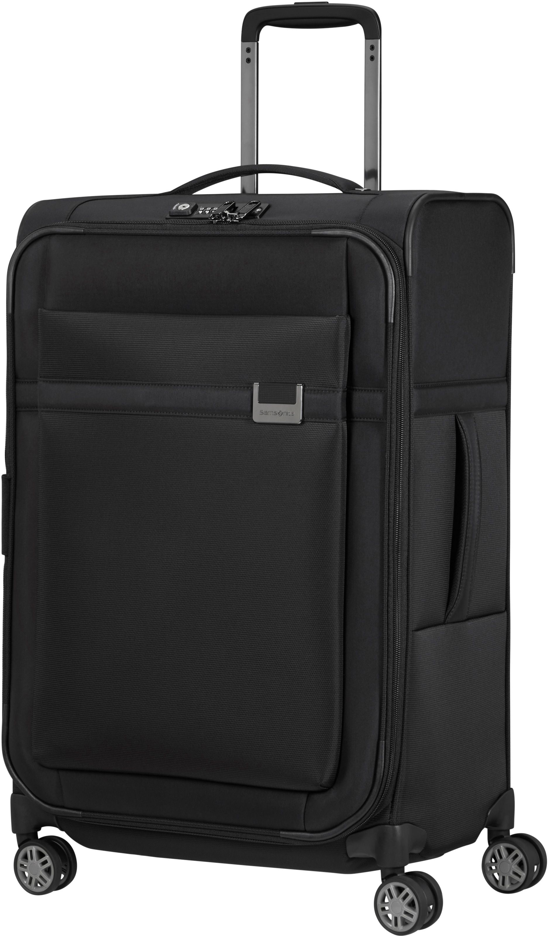Samsonite Weichgepäck-Trolley »AIREA, verschiedene Größen und Farben«, 4 Rollen, Weichschalen-Koffer Reisekoffer mit Volumenerweiterung bei M/L