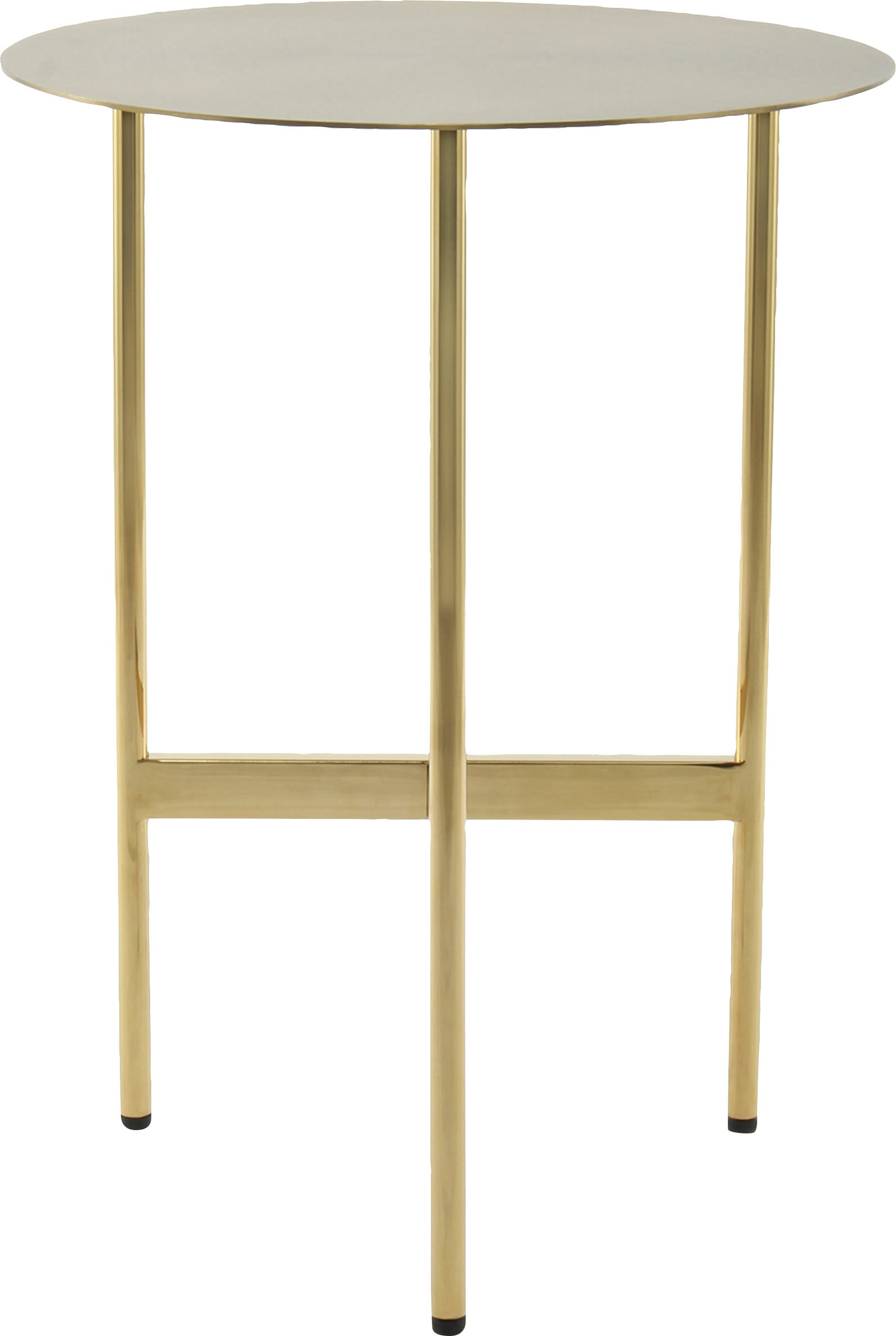 Kayoom Beistelltisch »Pema, Minimalistisches Design, Passt zu jedem Einrichtungsstil« 1 Stk. tlg. minimalistisches Gestelldesign aus Edelstahl, runde Ablagefläche